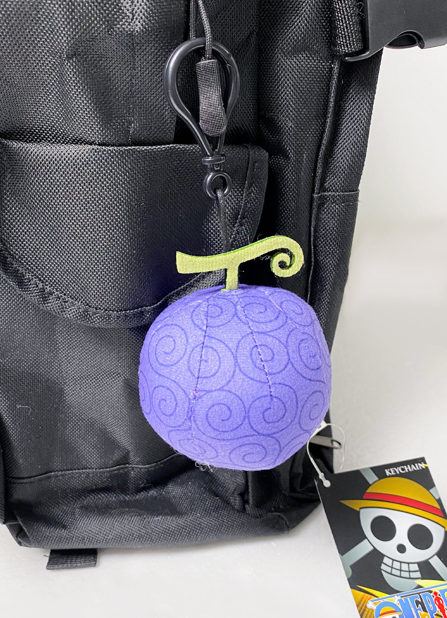 One Piece - Gum Gum Fruit (Gomu Gomu no Mi) Mini Plush w/ Spring Hook 2.5" H - Image 5