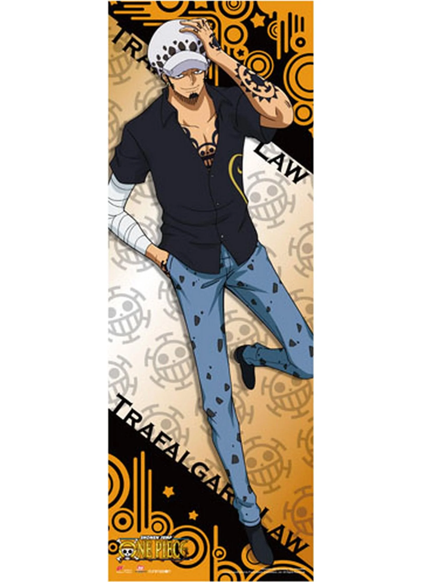 One Piece - Trafalgar D. Water Law 2017 Human Size Se Wall Scroll
