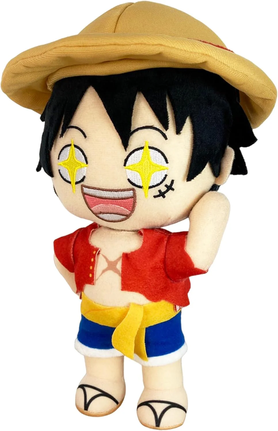One Piece - Monkey D. Luffy (Face Changing) Plush 8" H - Image 3