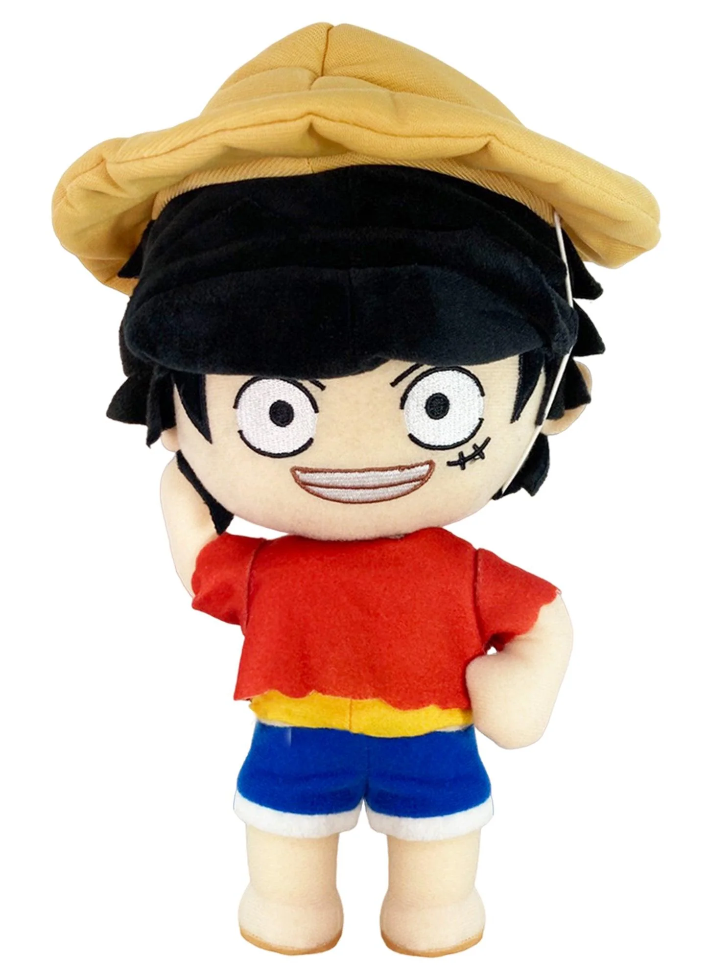 One Piece - Monkey D. Luffy (Face Changing) Plush 8" H - Image 5