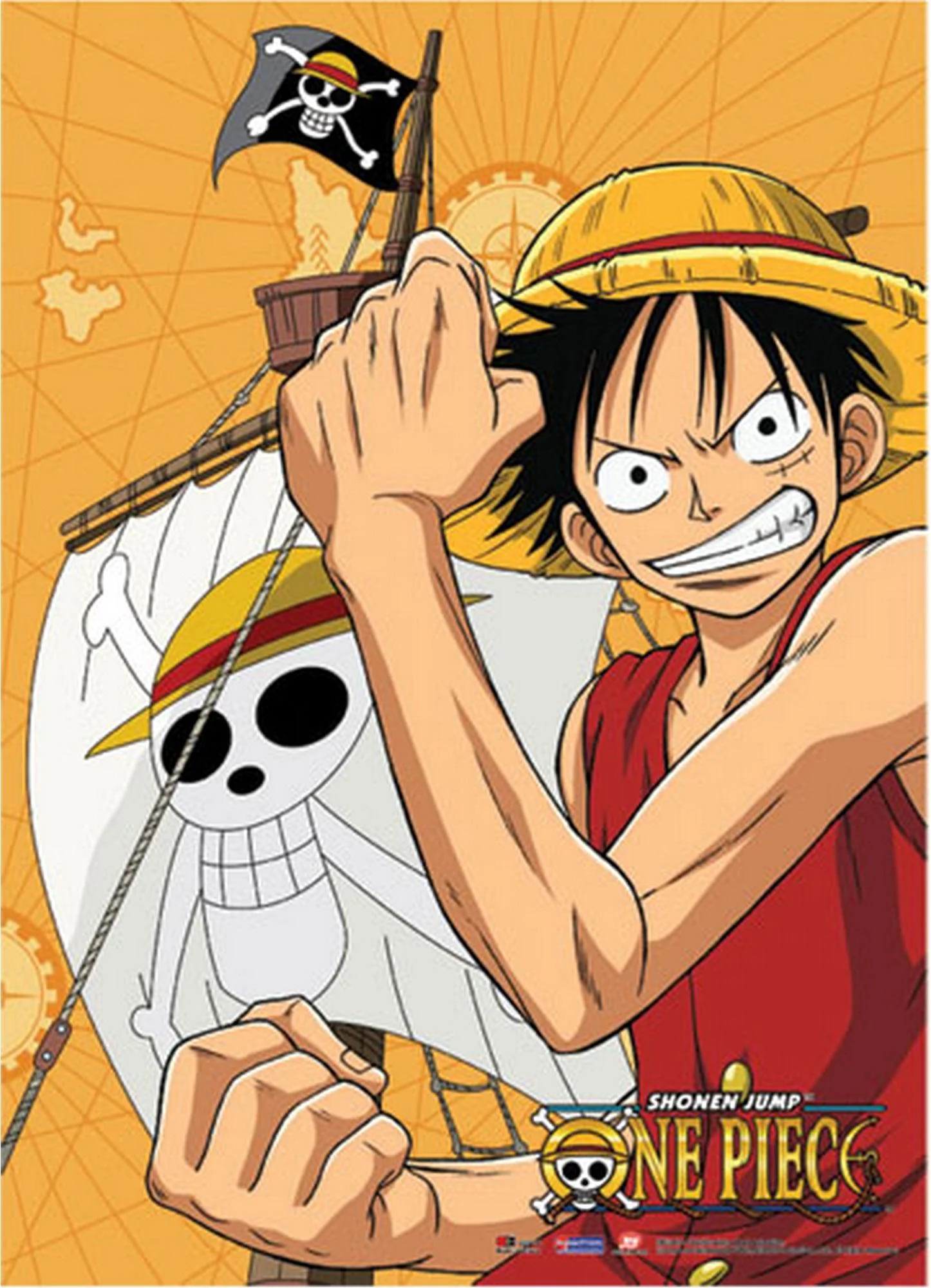 One Piece - Monkey D. Luffy Fabric Poster