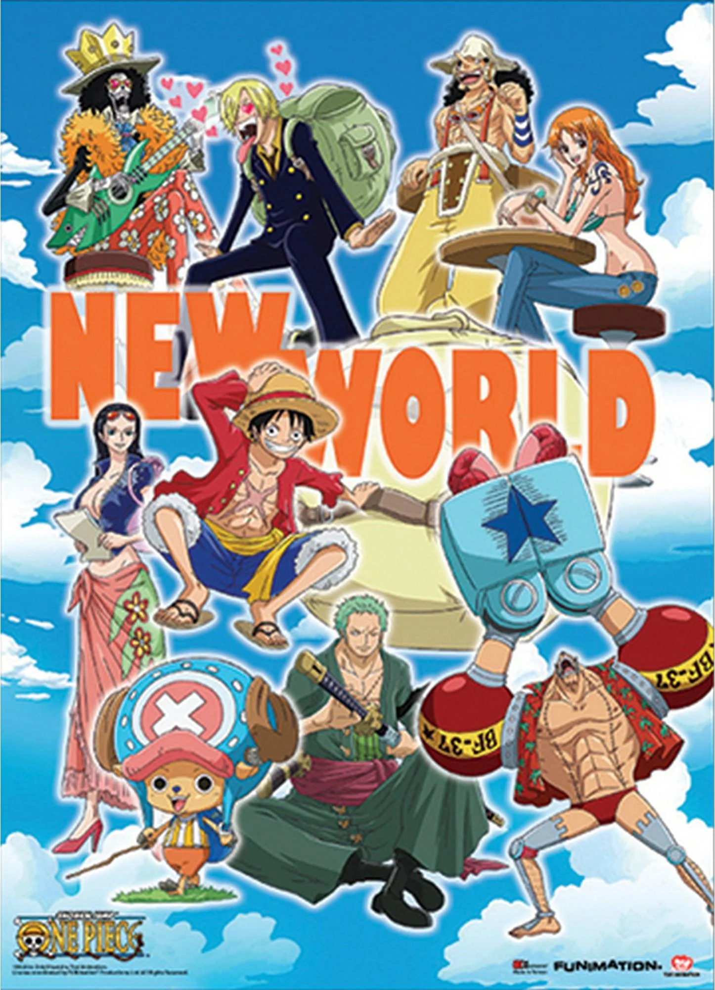 One Piece - New World Wall Scroll