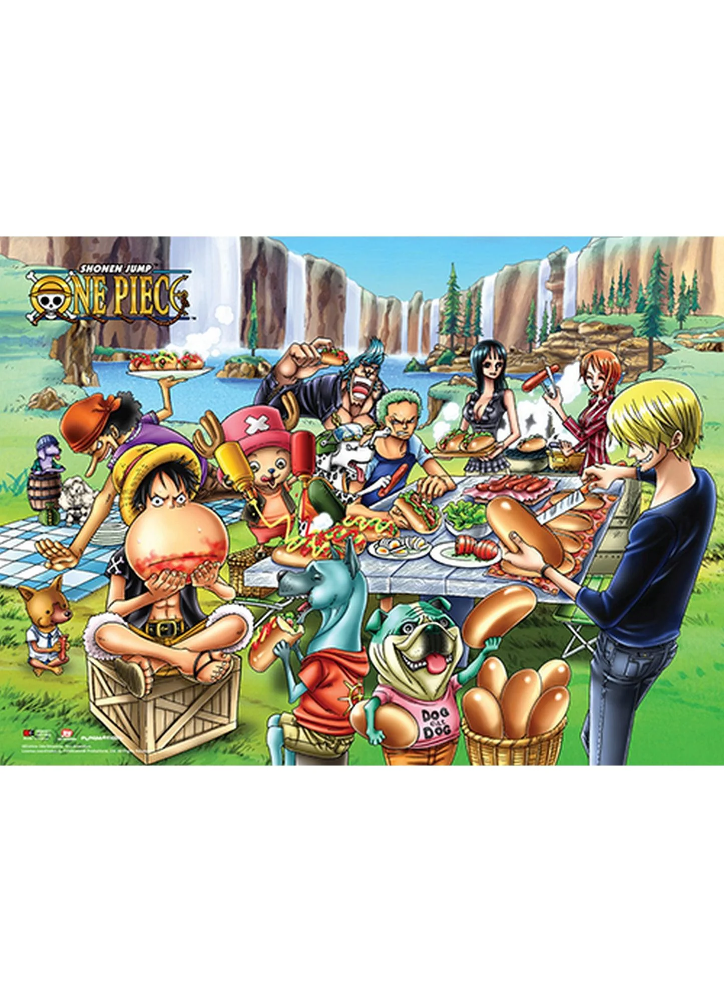 One Piece - Picnic Wall Scroll