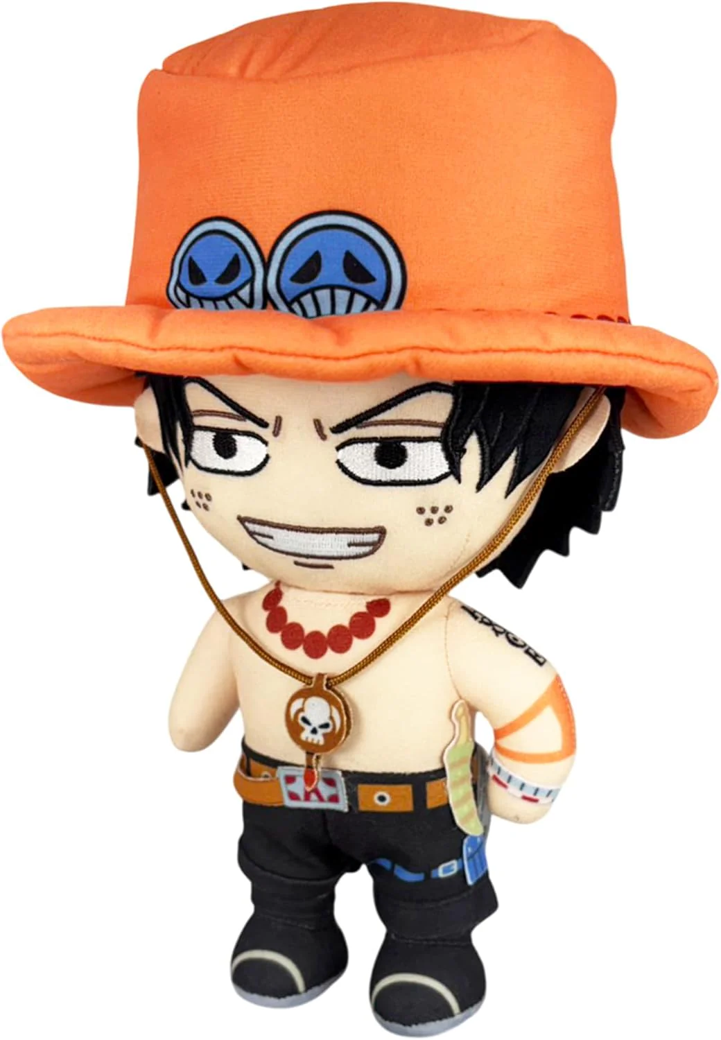 One Piece - Portgas D. Ace (Face Changing) Plush 8" H - Image 3