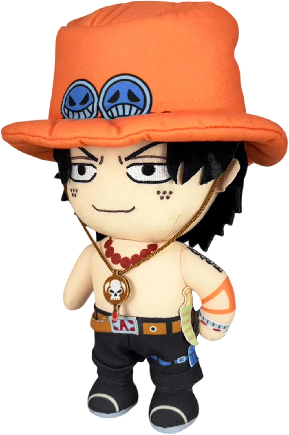 One Piece - Portgas D. Ace (Face Changing) Plush 8" H - Image 6