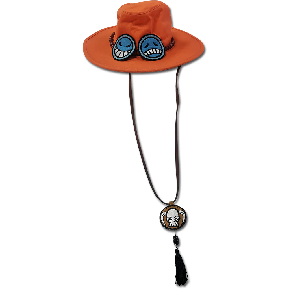One Piece - Portgas D. Ace Hat Headwear for Costume Play (Deluxe Edition)