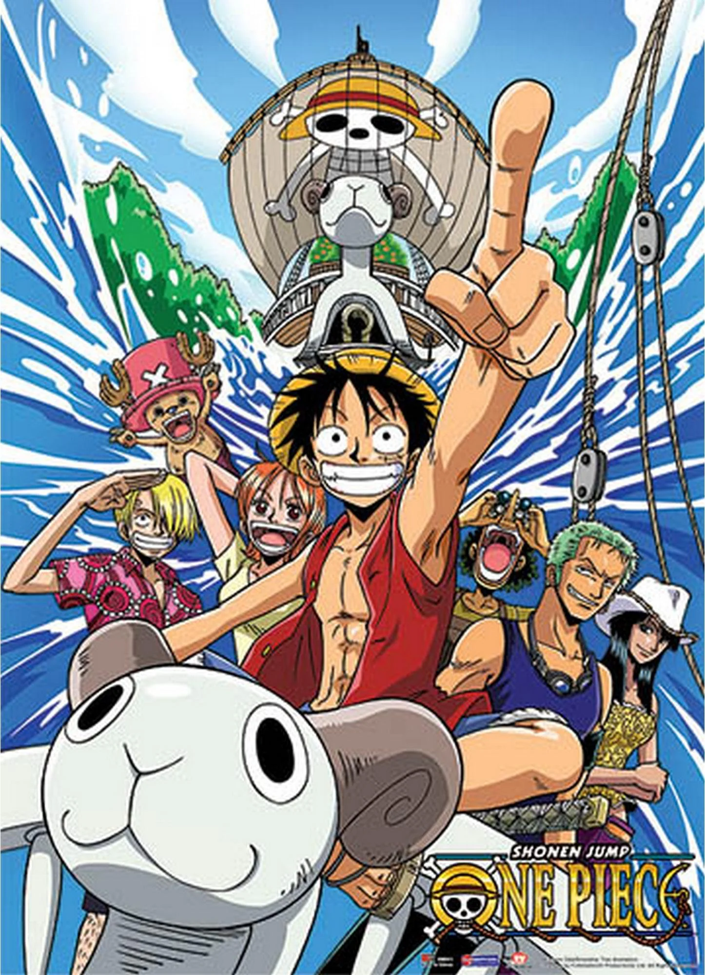 One Piece - The Straw Hat Pirates Fabric Poster
