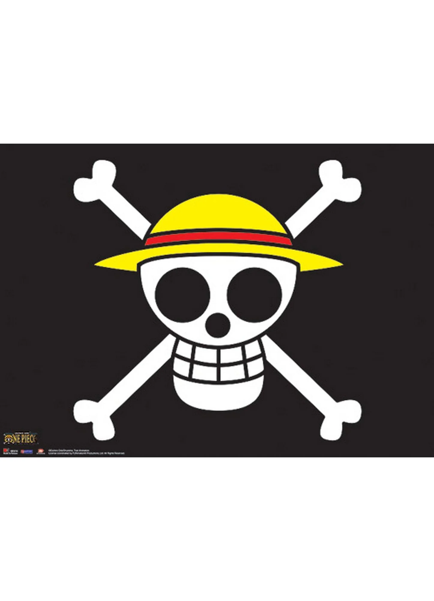 One Piece - The Straw Hat Pirates Flag Fabric Poster