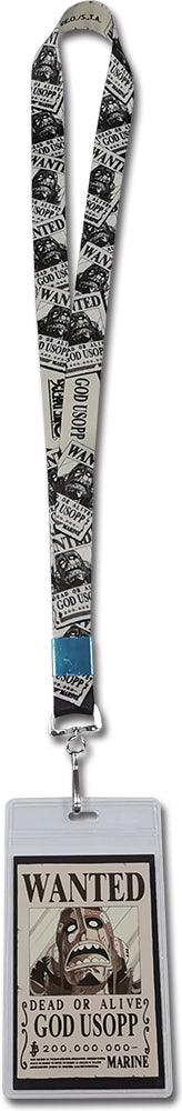 ONE PIECE - USOPP WANTED POSTER STYLE #1 LANYARD