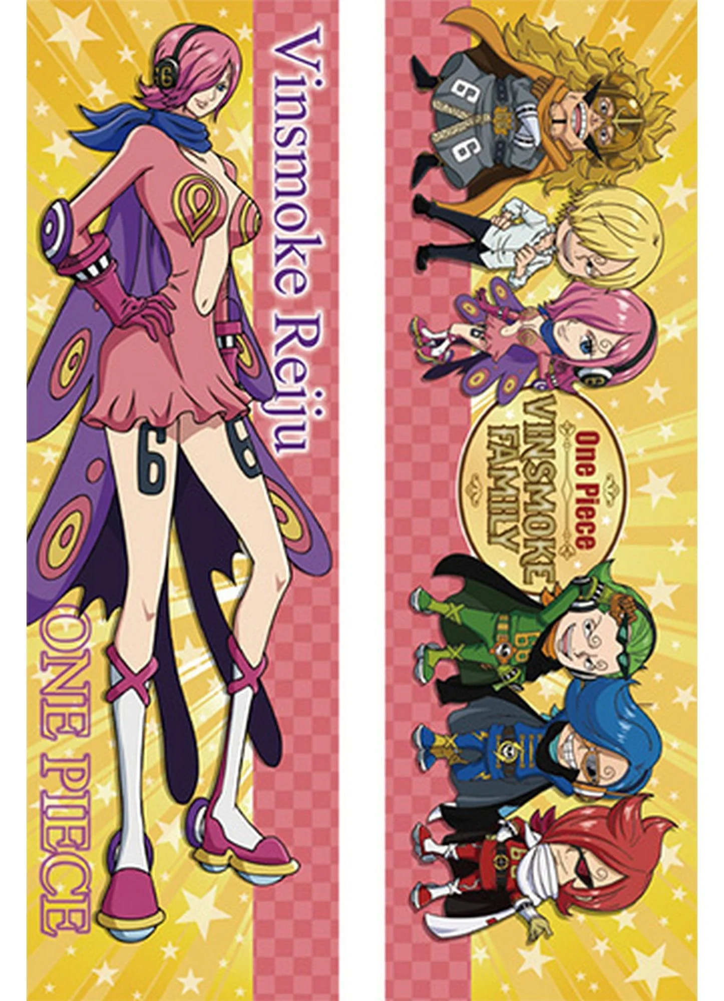 One Piece - Vinsmoke Reiju & SD Family Body Pillow Case