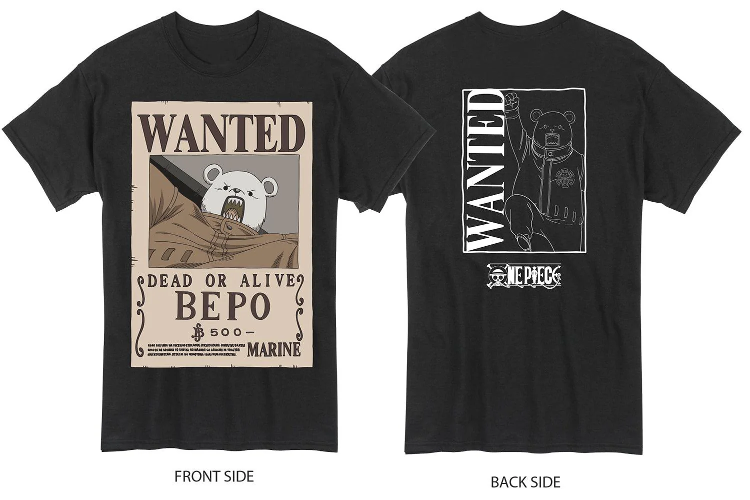 ONE PIECE - WANTED POSTER BEPO T-SHIRT