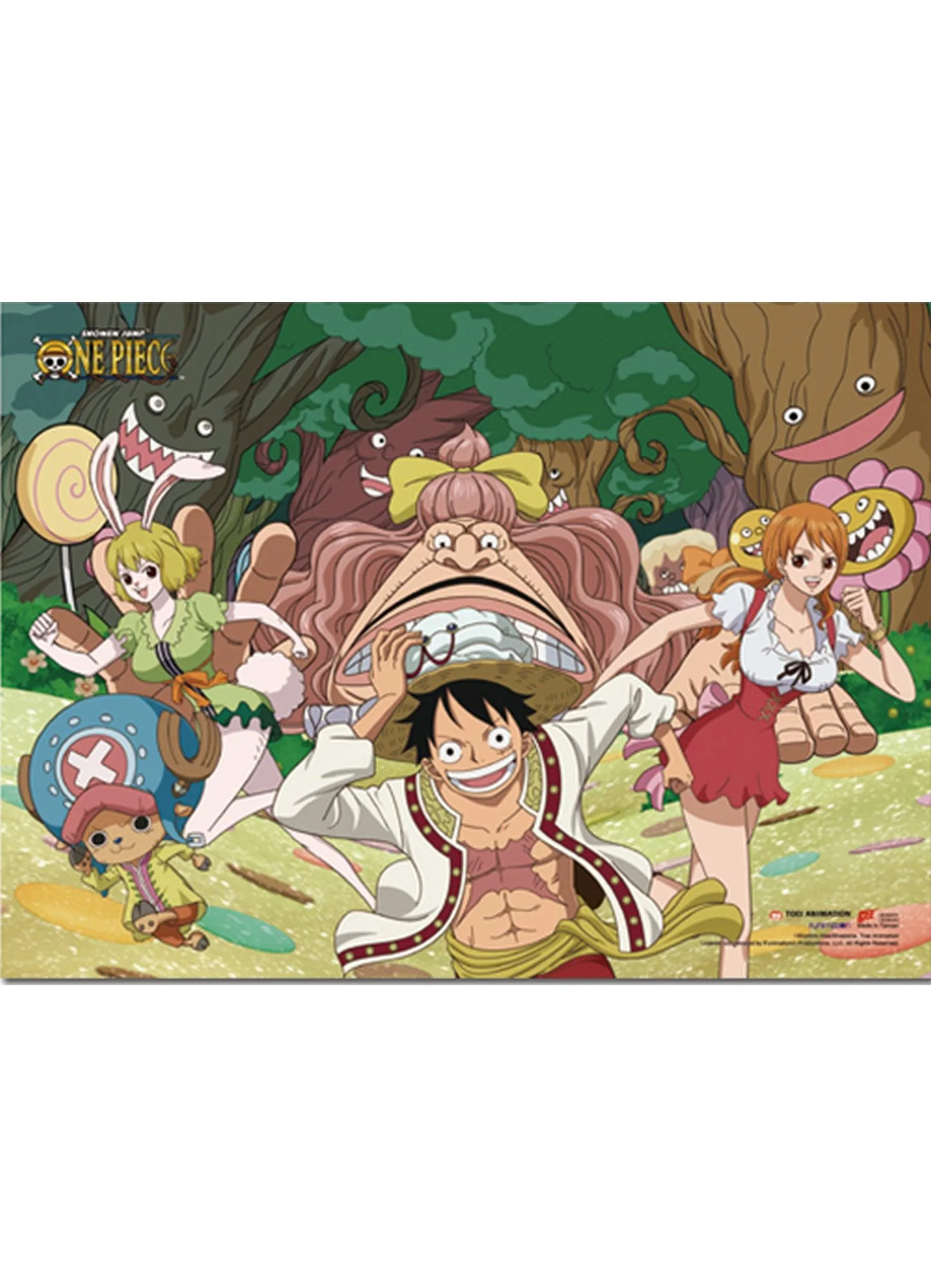 One Piece - Whole Cake Island Group 4 Wall Scroll