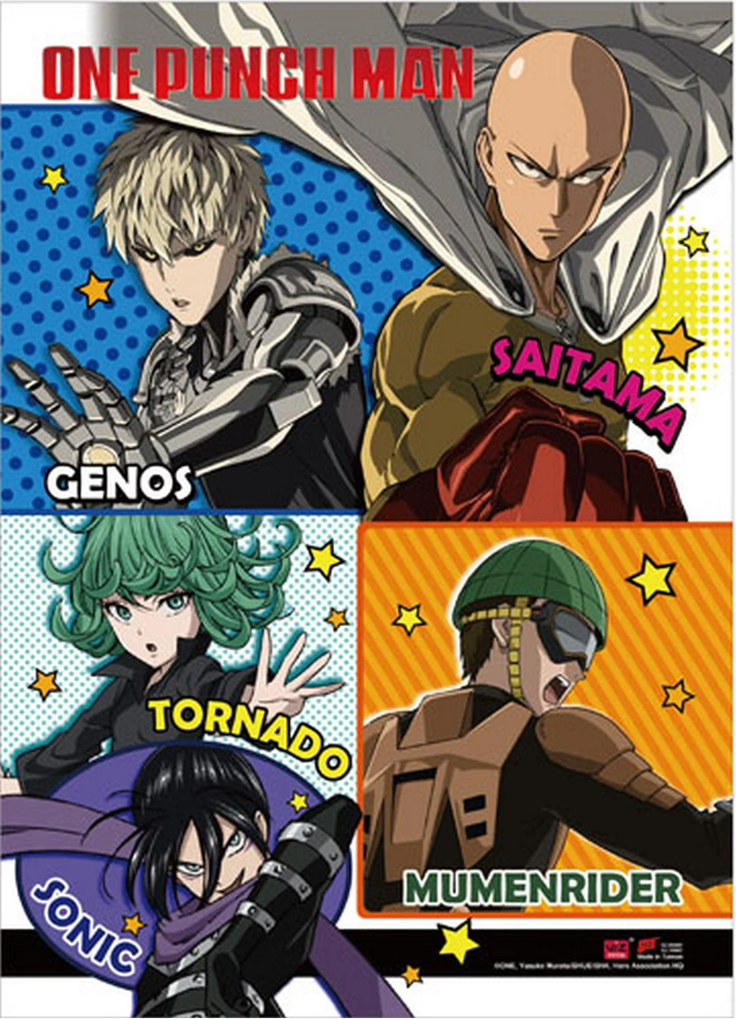 One Punch Man - Group 2 Wall Scroll