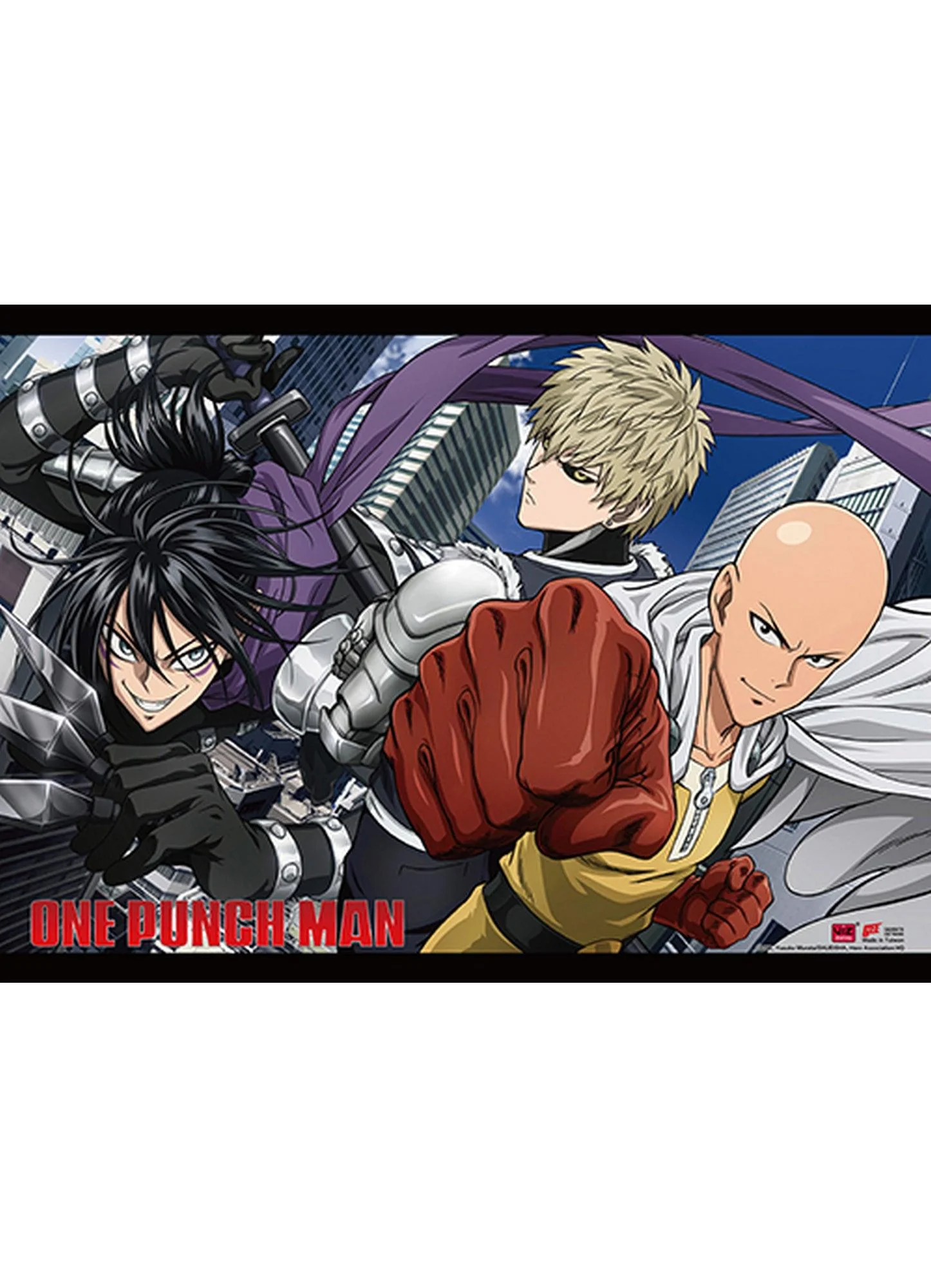 One Punch Man - Group 3 Wall Scroll