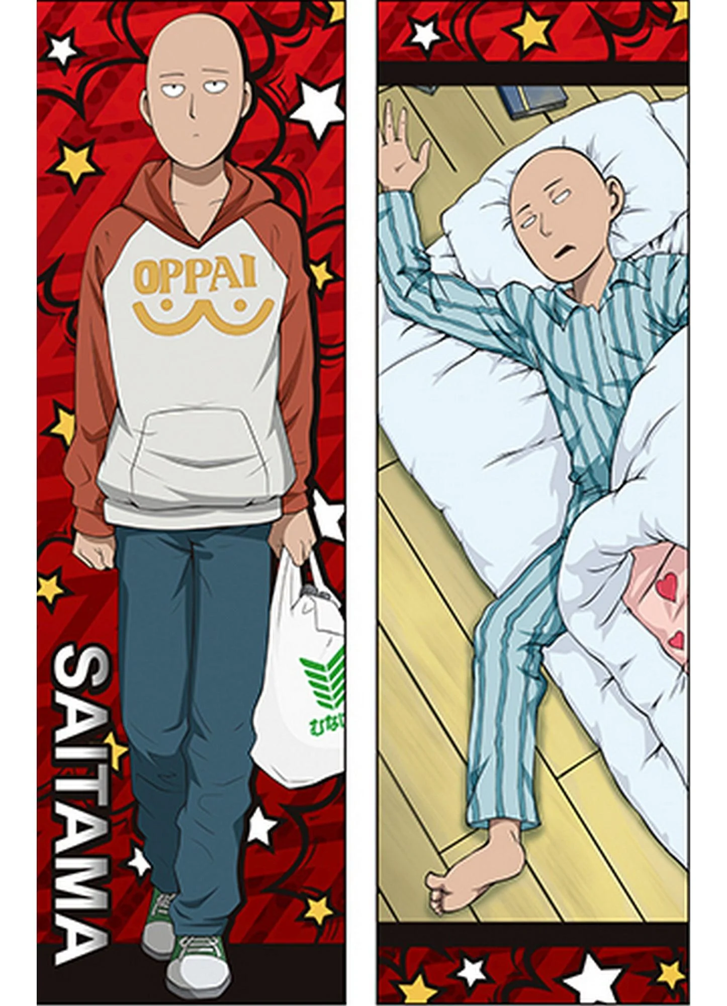 One Punch Man S2 - Saitama Plain Clothes Body Pillow