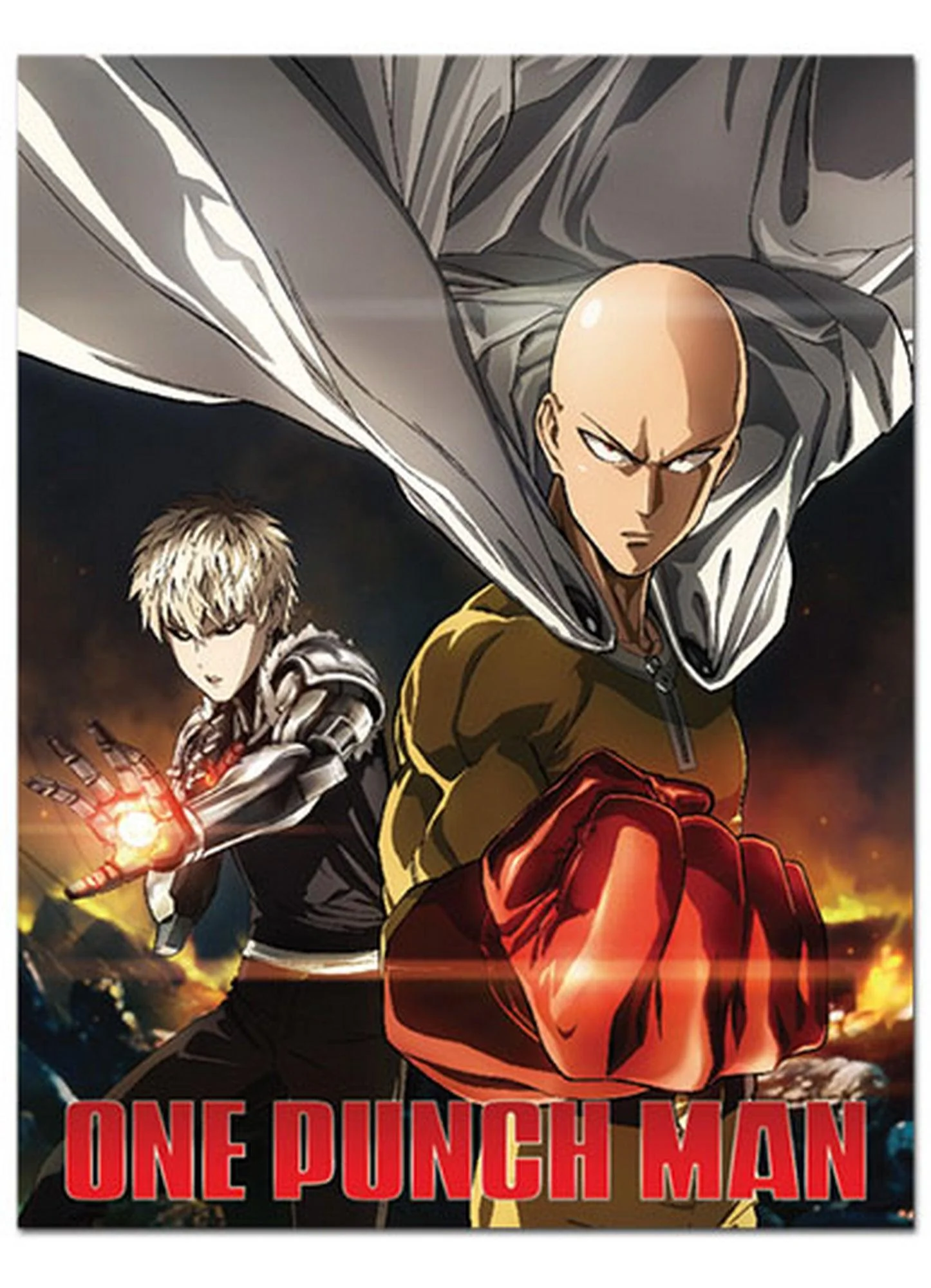 One Punch Man - Saitama & Genos Sublimation Throw Blanket