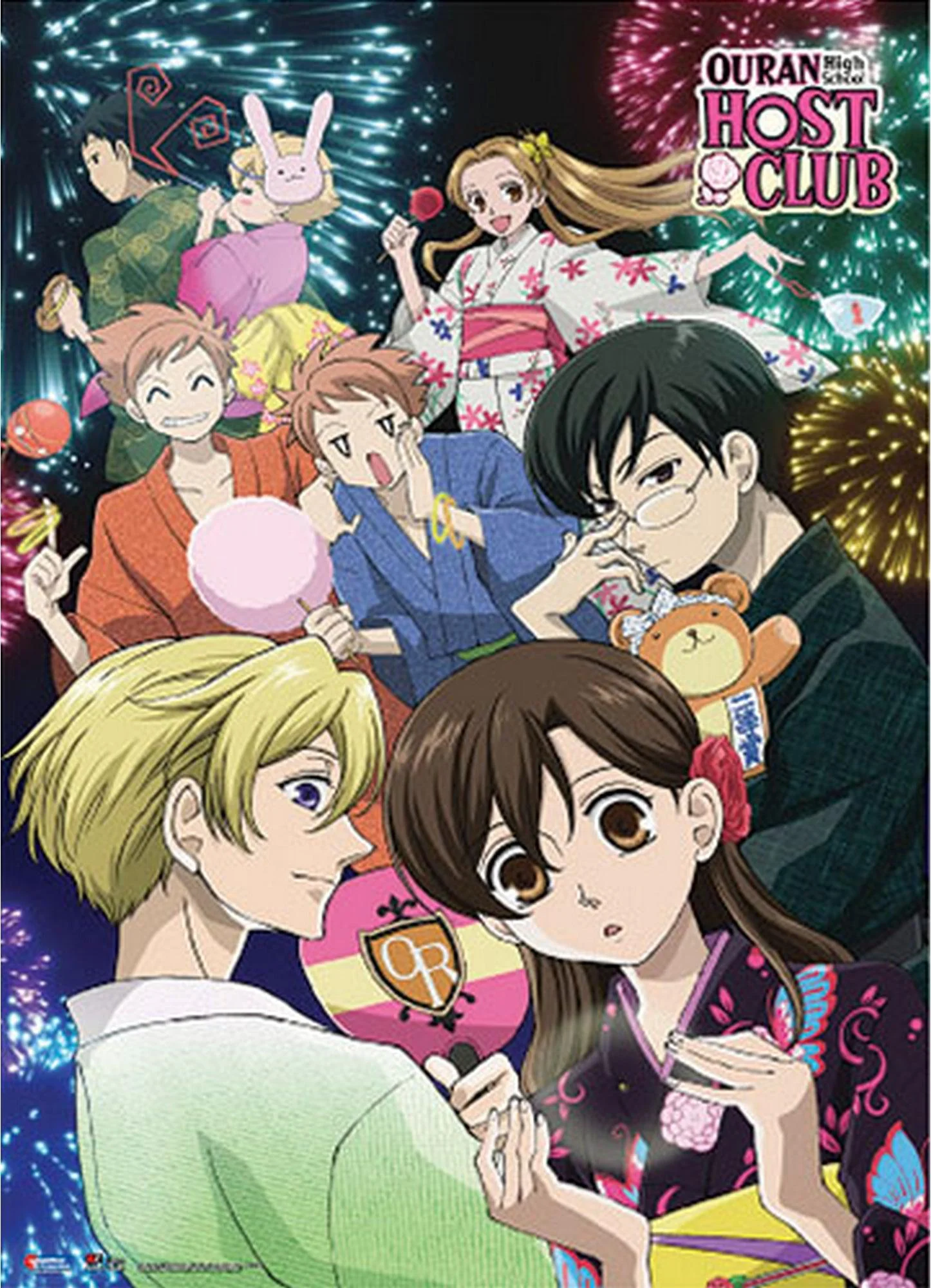 Ouran High School Host Club - Firework Wall Scroll