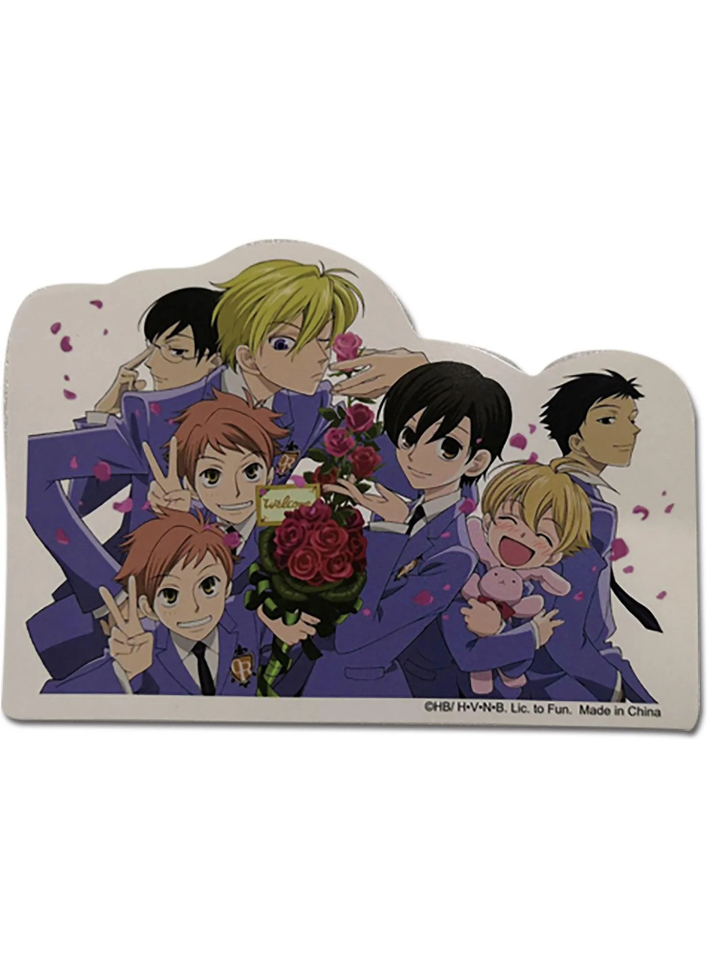 Ouran High School Host Club - Group 1 Die-Cut Sticker
