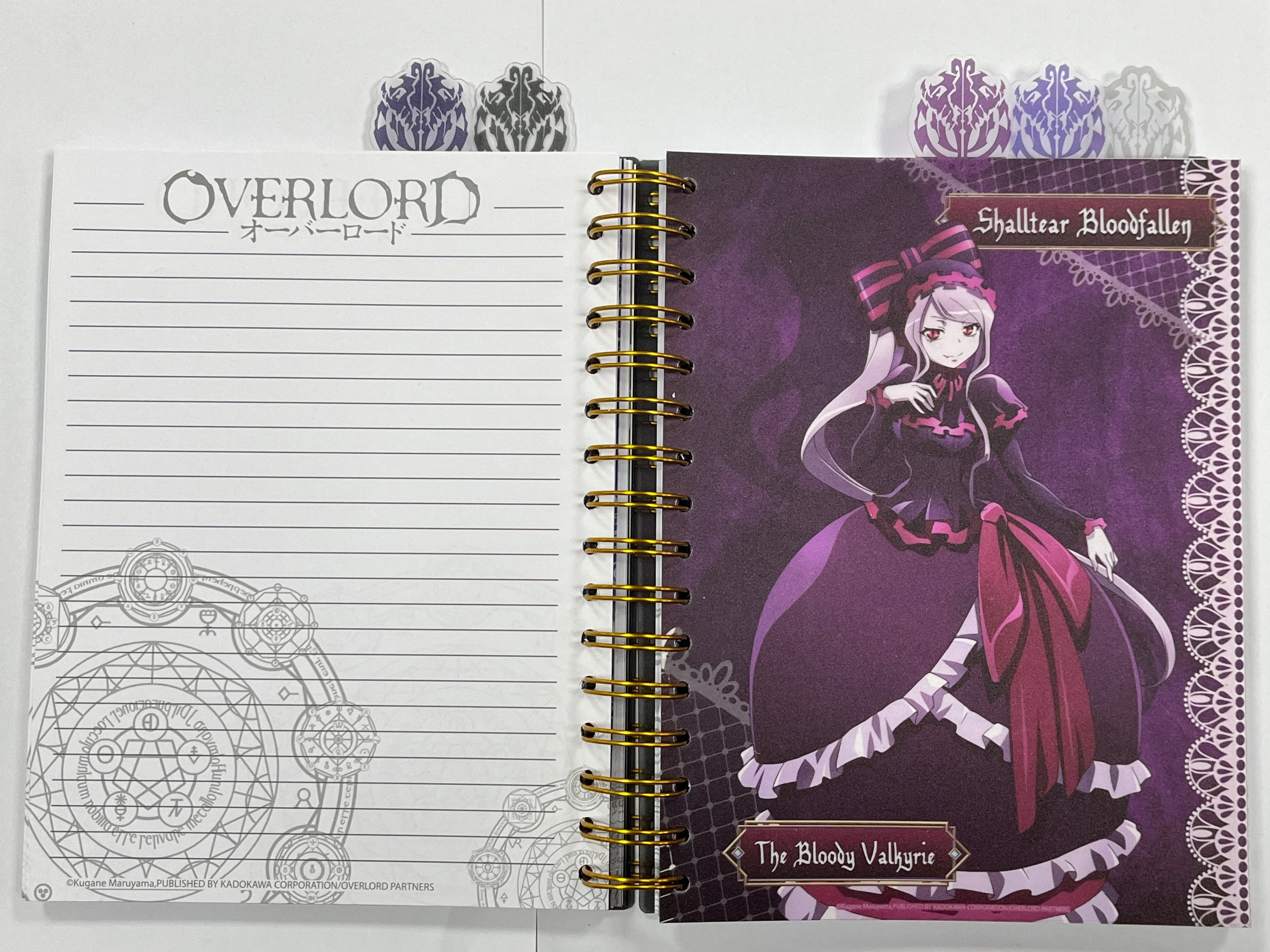 OVERLORD S1 - AINZ OOAL GOWN, OVERSEER ALBEDO TABBED NOTEBOOK - Image 4
