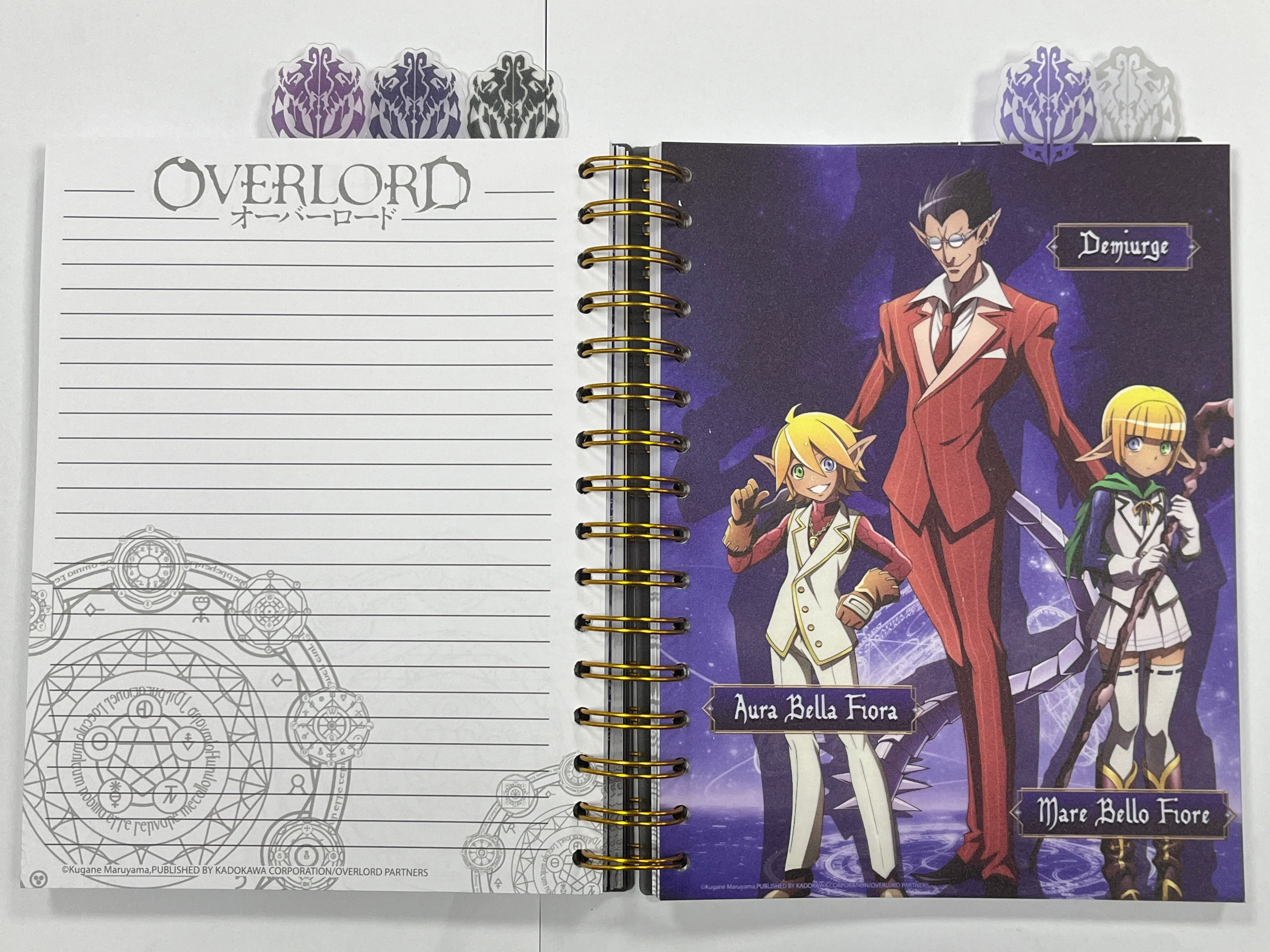 OVERLORD S1 - AINZ OOAL GOWN, OVERSEER ALBEDO TABBED NOTEBOOK - Image 5