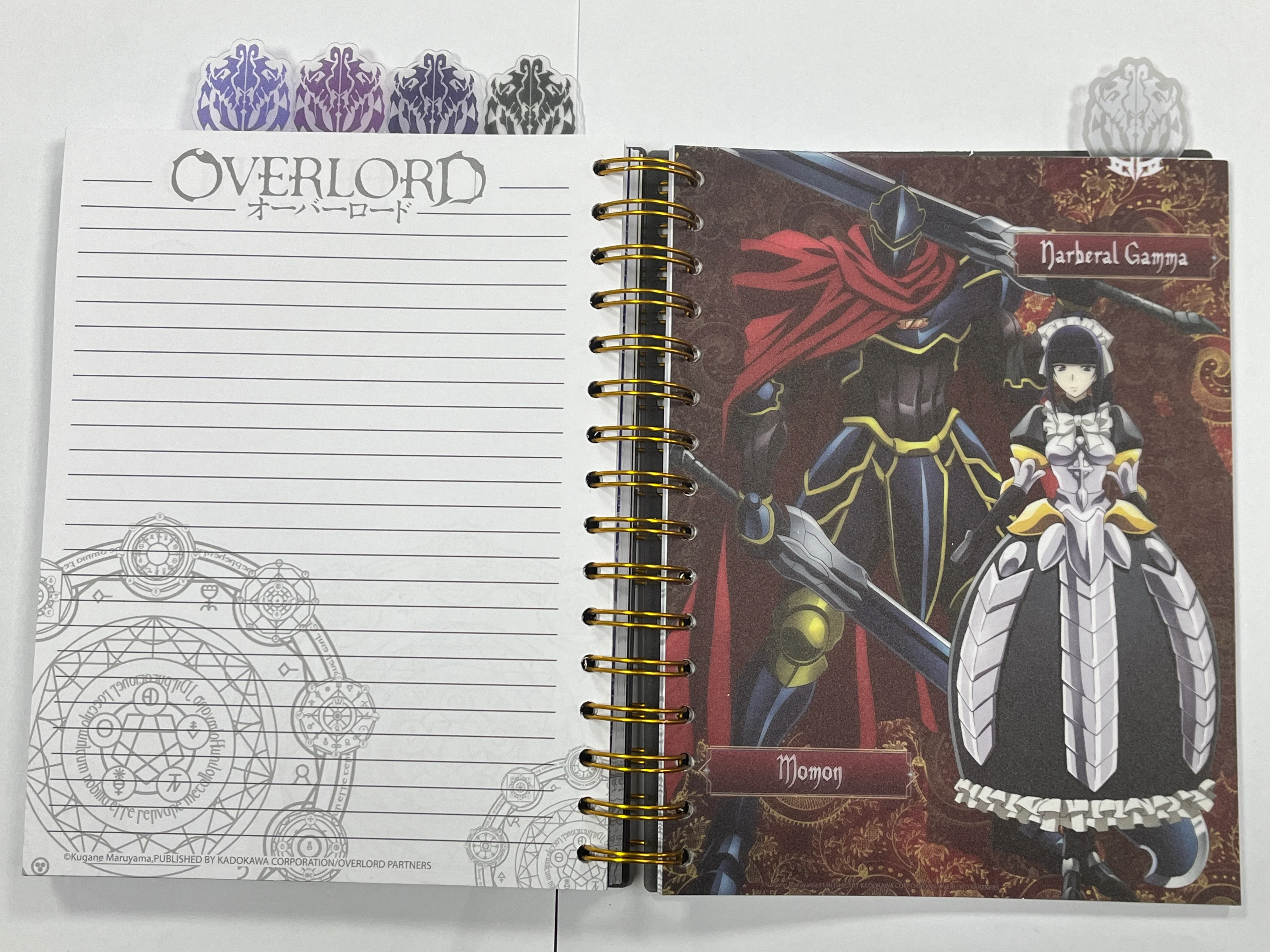 OVERLORD S1 - AINZ OOAL GOWN, OVERSEER ALBEDO TABBED NOTEBOOK - Image 6