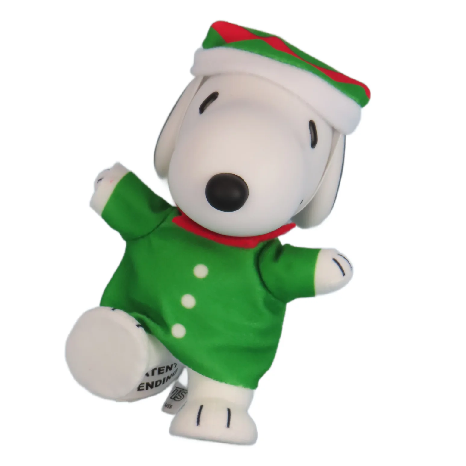 Peanuts - Snoopy (Holiday Elf Costume) Figurekey Plush 4.5" H - Image 2