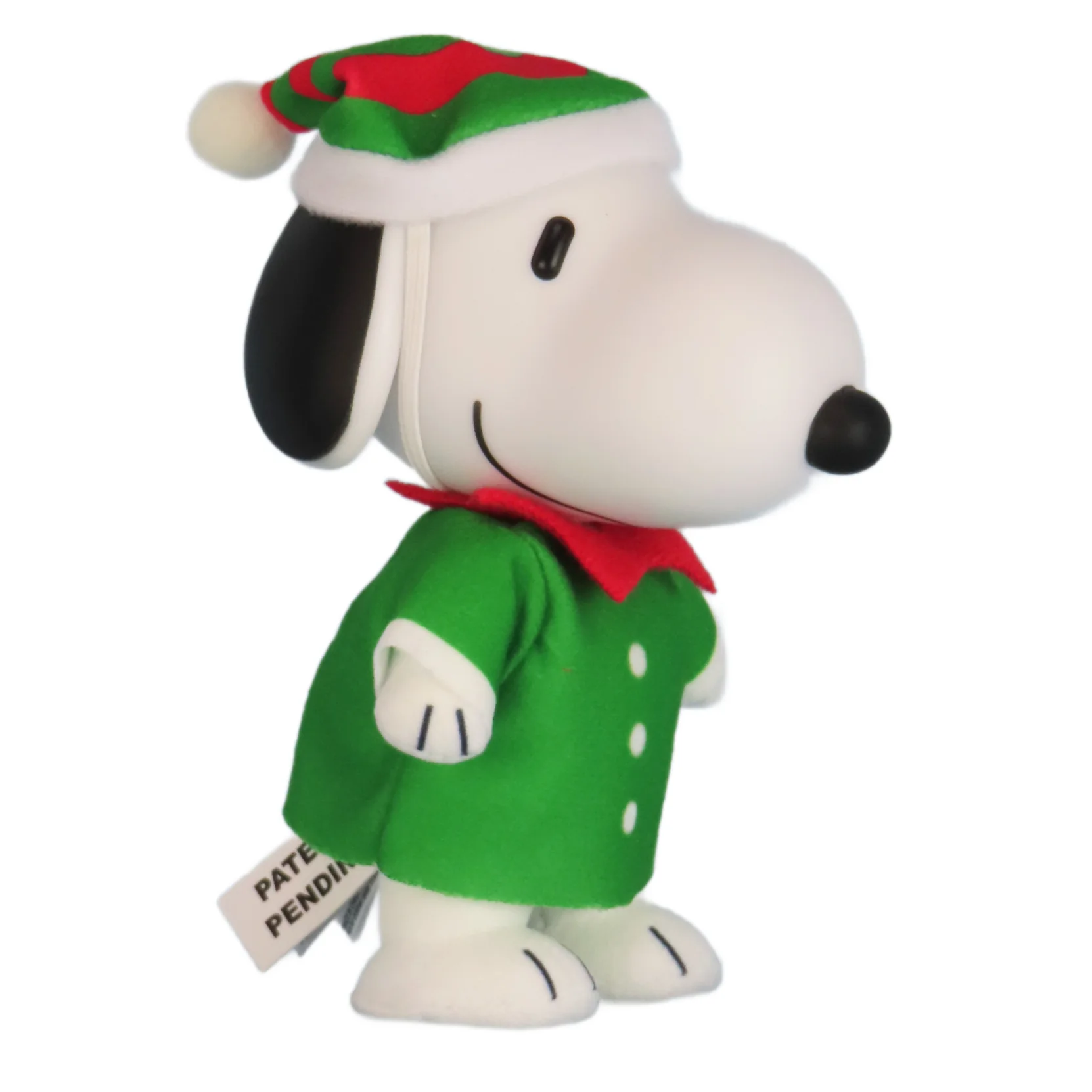 Peanuts - Snoopy (Holiday Elf Costume) Figurekey Plush 4.5" H - Image 3
