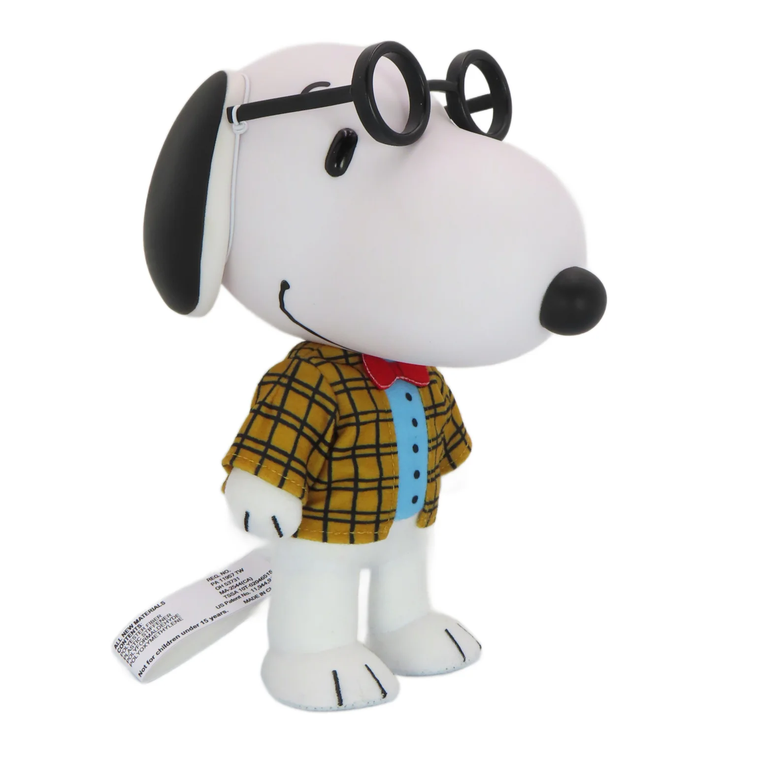 Peanuts - Snoopy (Joe Preppy) Figurekey Plush 8" H - Image 2