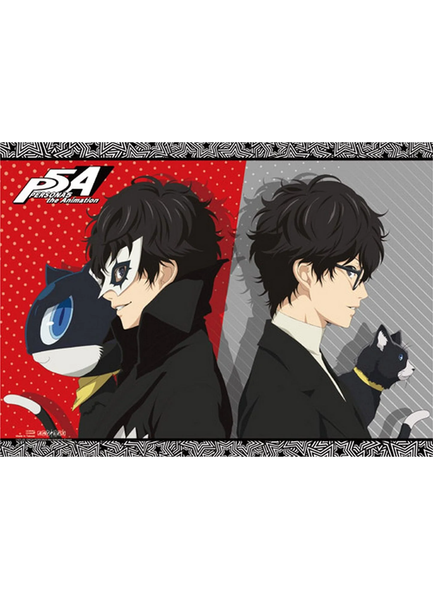 Persona 5 The Animation - Ren Amamiya & Mona Two-Face Wall Scroll