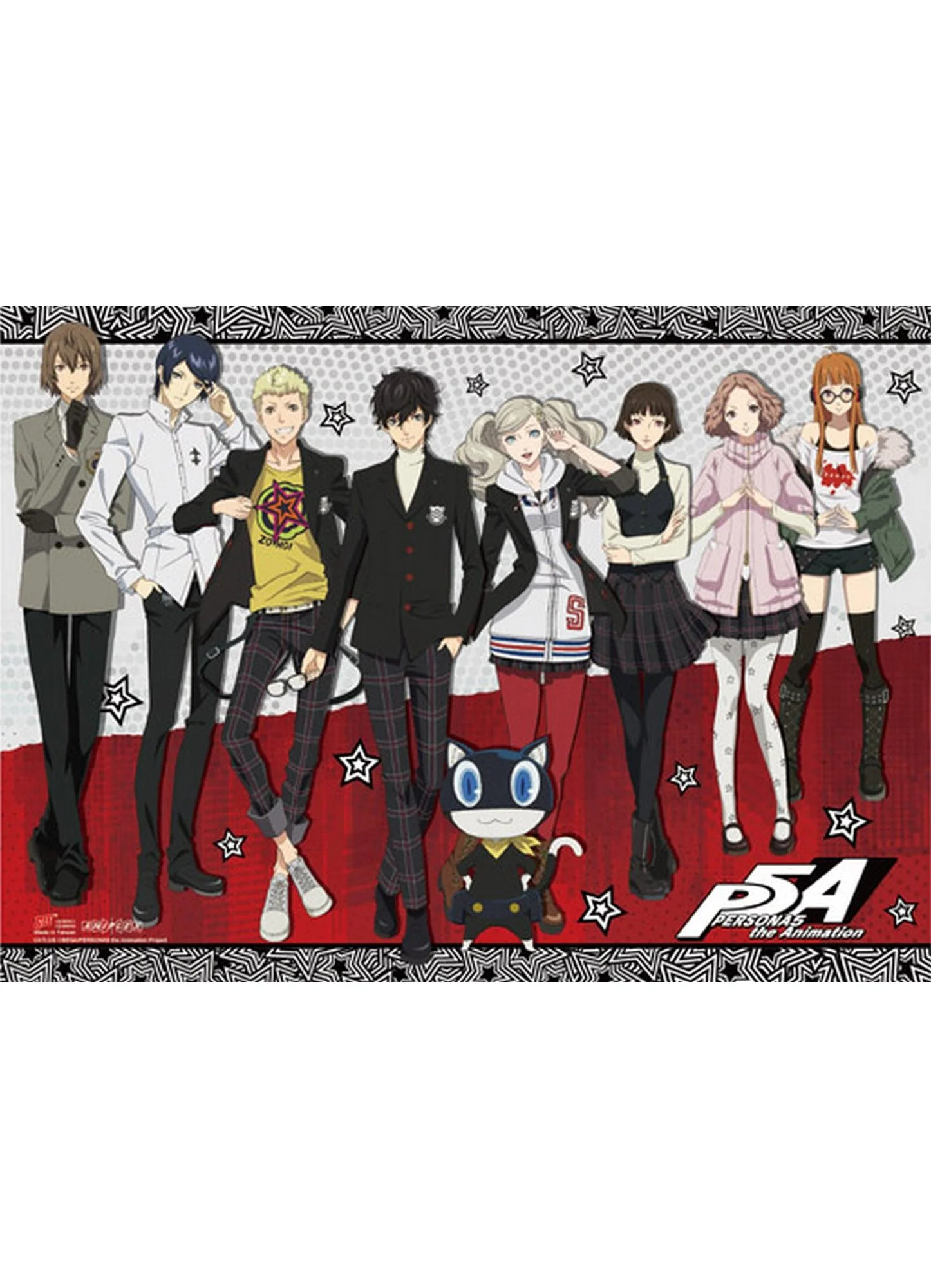 Persona 5 The Animation - Uniform Group Wall Scroll