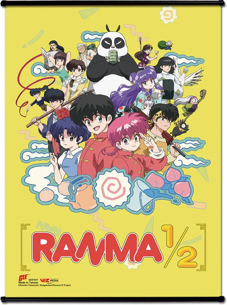 RANMA 1/2 - CHARACTER GROUP VISUAL SS WALL SCROLL