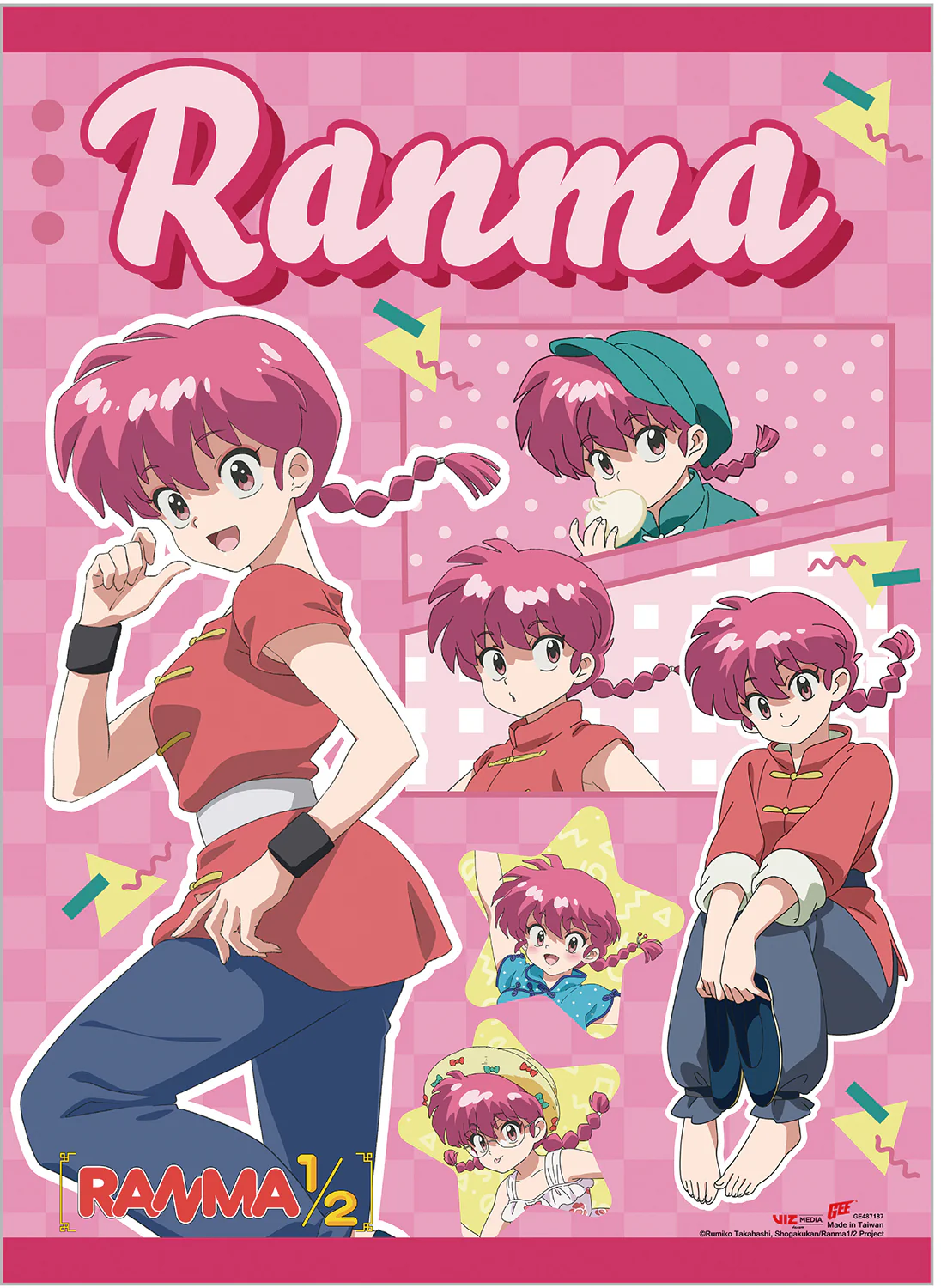 RANMA 1/2 - RANMA GIRL STYLE WALL SCROLL 31"W x 43"H