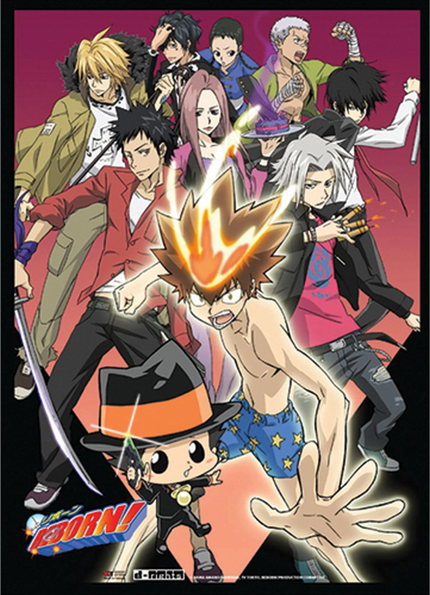 Reborn! - Group D Wall Scroll