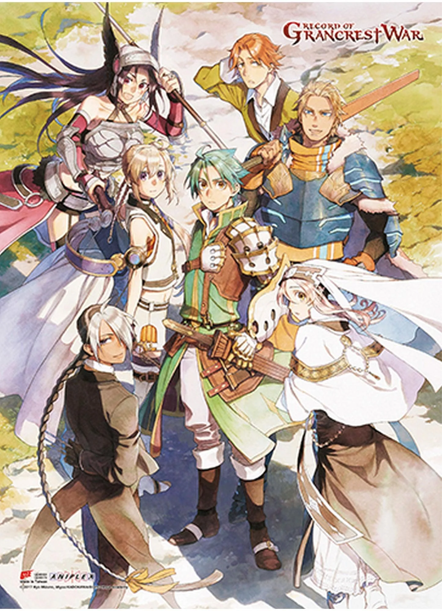 Record Of Grancrest War - Key Art 5 Wall Scroll