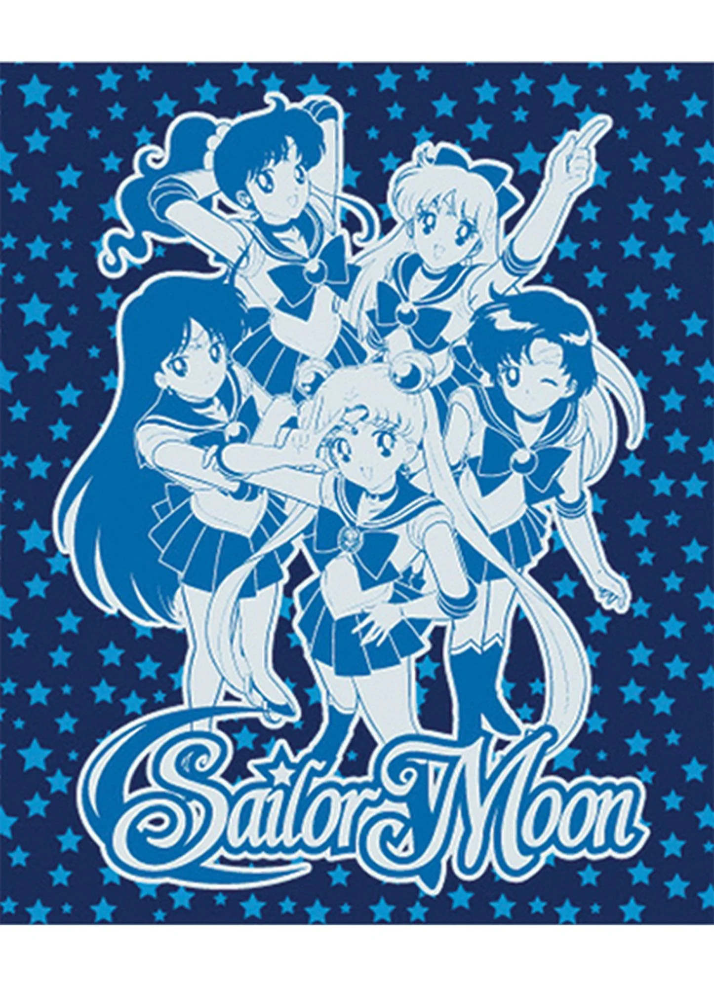 Sailor Moon - Group Throw Blanket