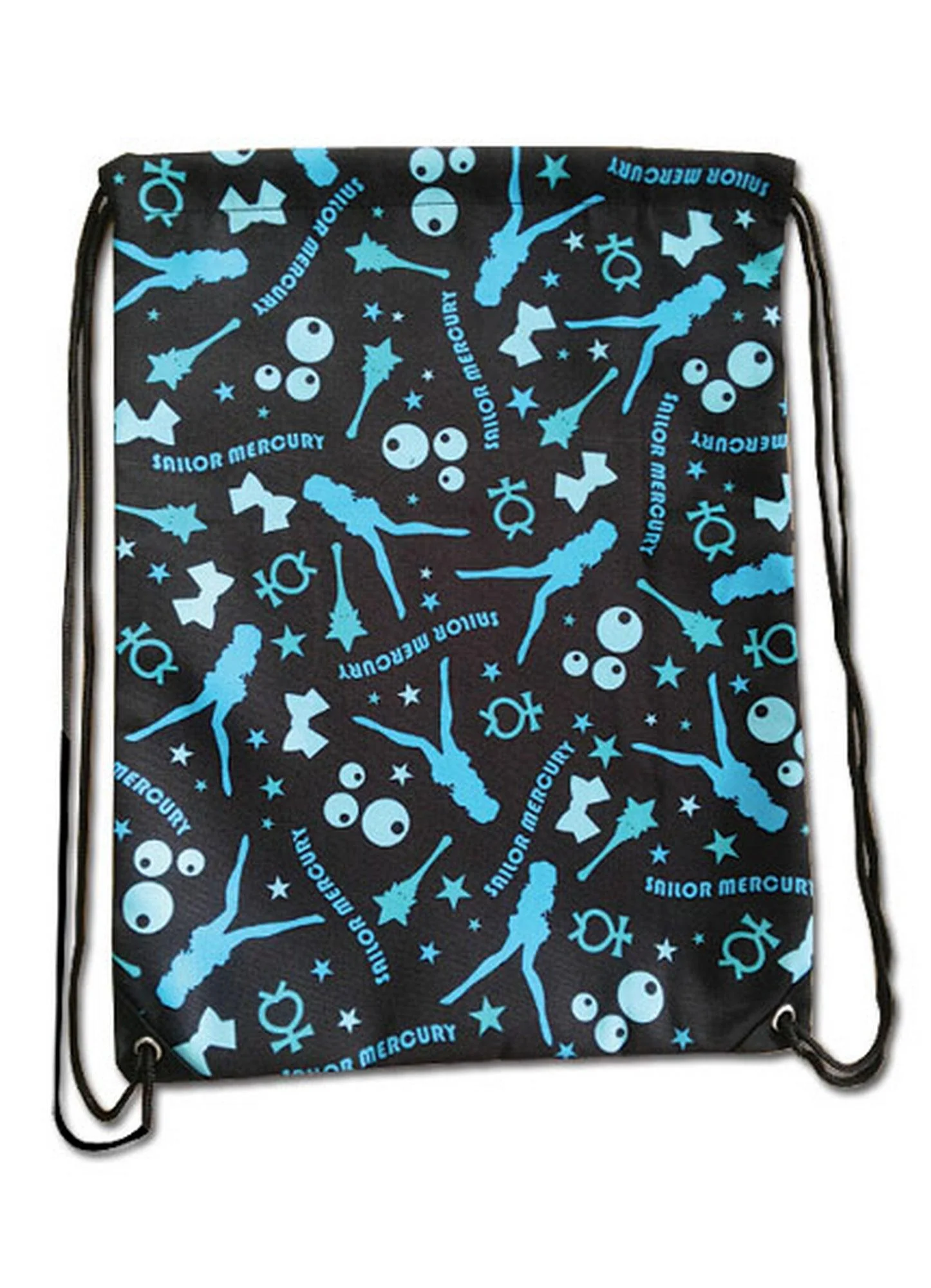 Sailor Moon R - Sailor Mercury Pattern Drawstring Bag
