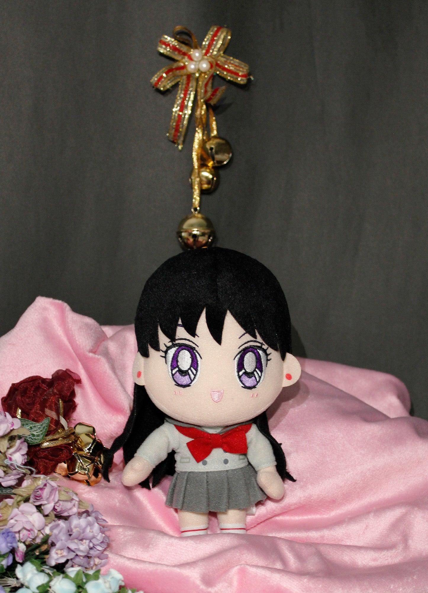 Sailor Moon S - Rei Hino (Mars) School Uniform Plush 8"H - Image 4