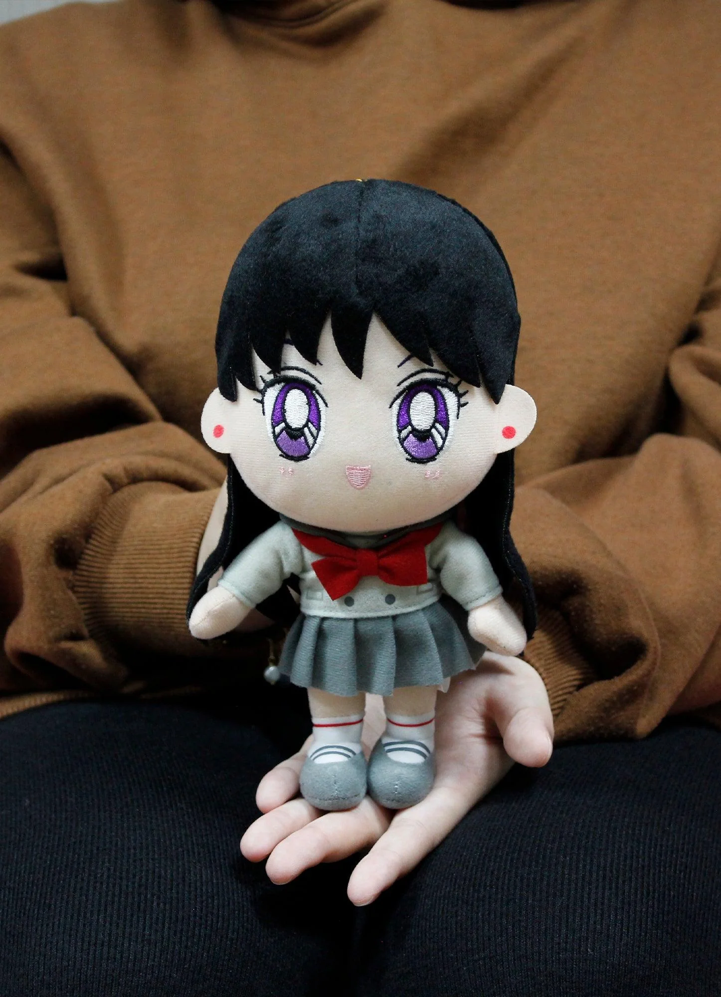 Sailor Moon S - Rei Hino (Mars) School Uniform Plush 8"H - Image 5