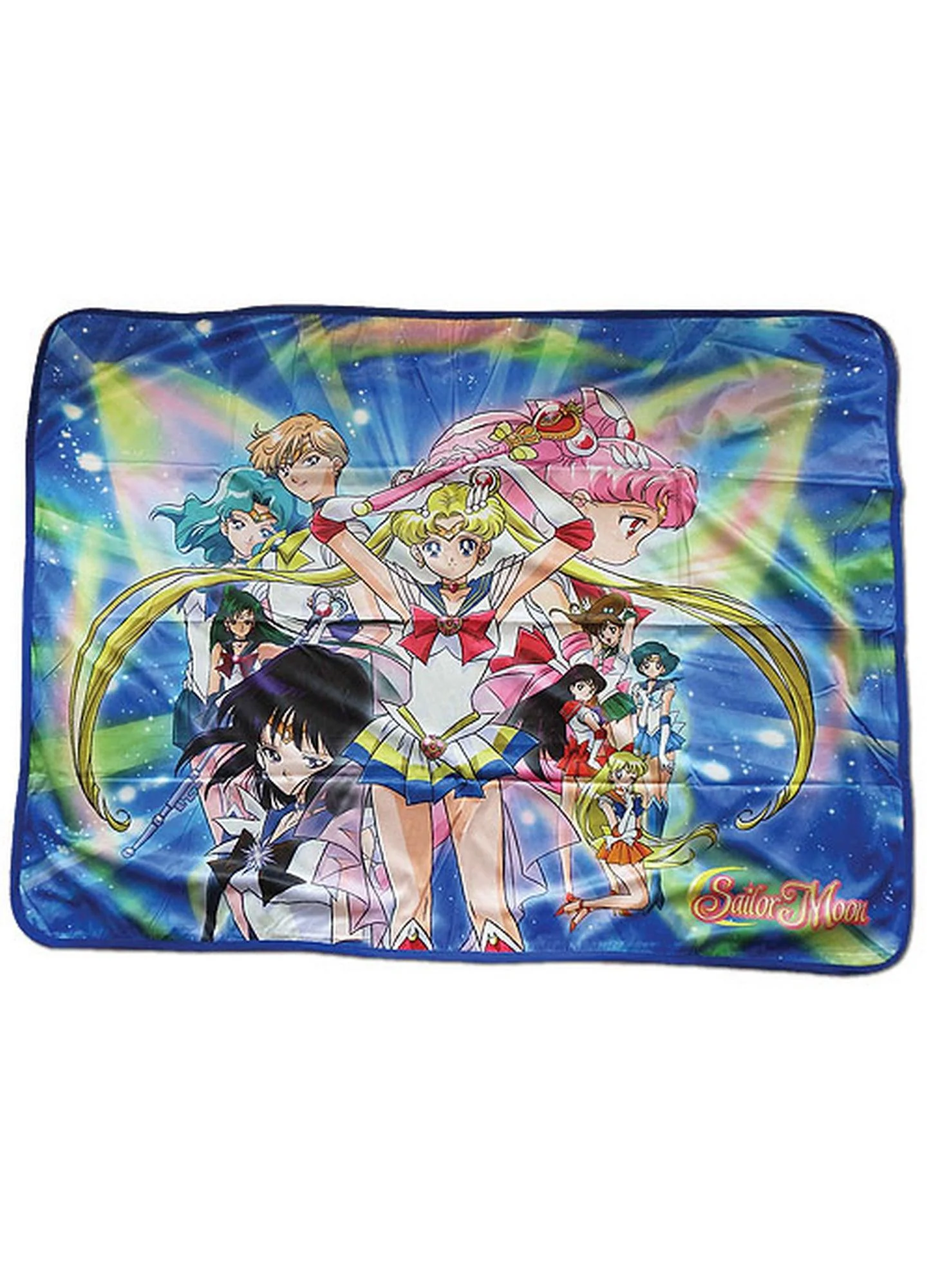 Sailor Moon S - Super Sailor Moon - Group Sublimation Throw Blanket 699858577101