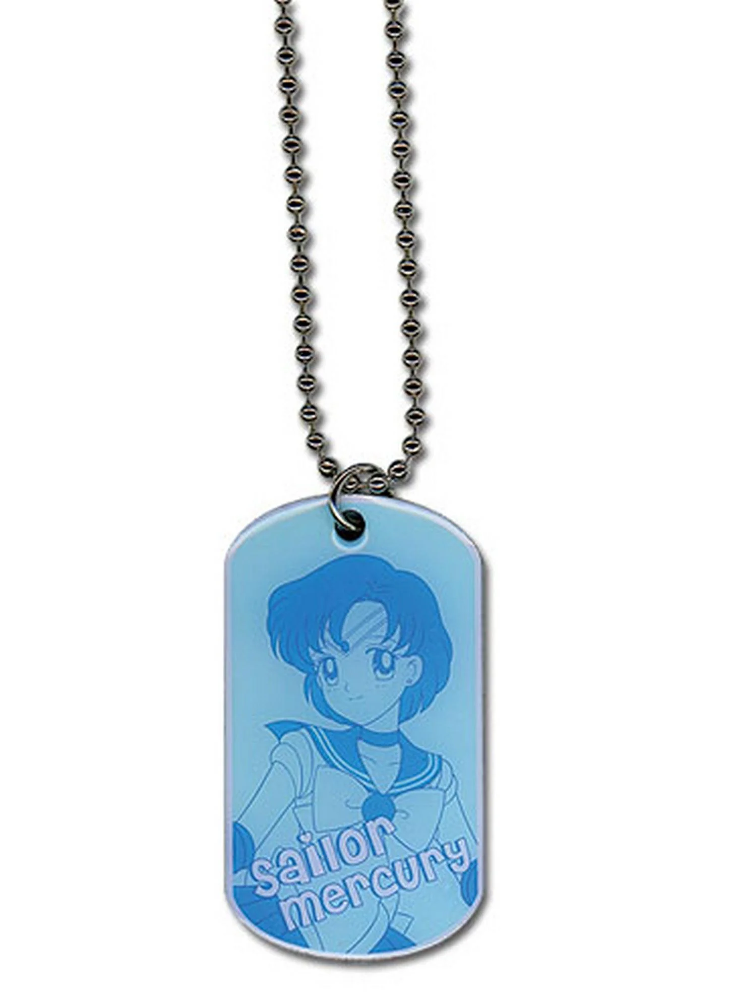Sailor Moon - Sailor Mercury Dog Tag Necklace