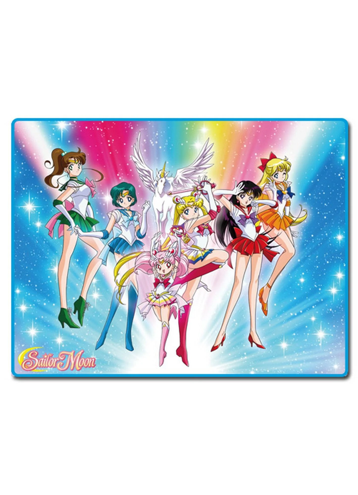 Sailor Moon Supers - Group In Sky Sublimation Throw Blanket