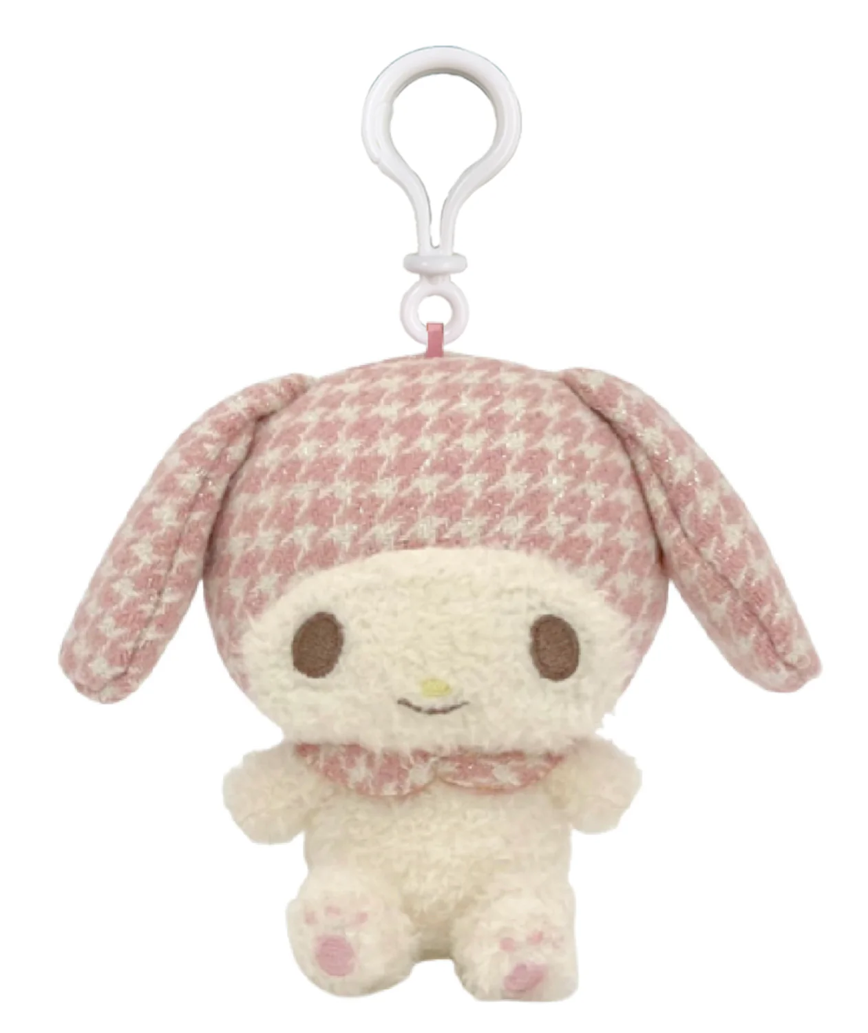 SANRIO - MY MELODY MASCOT CLIP ON MM HOUNDSTOOTH
