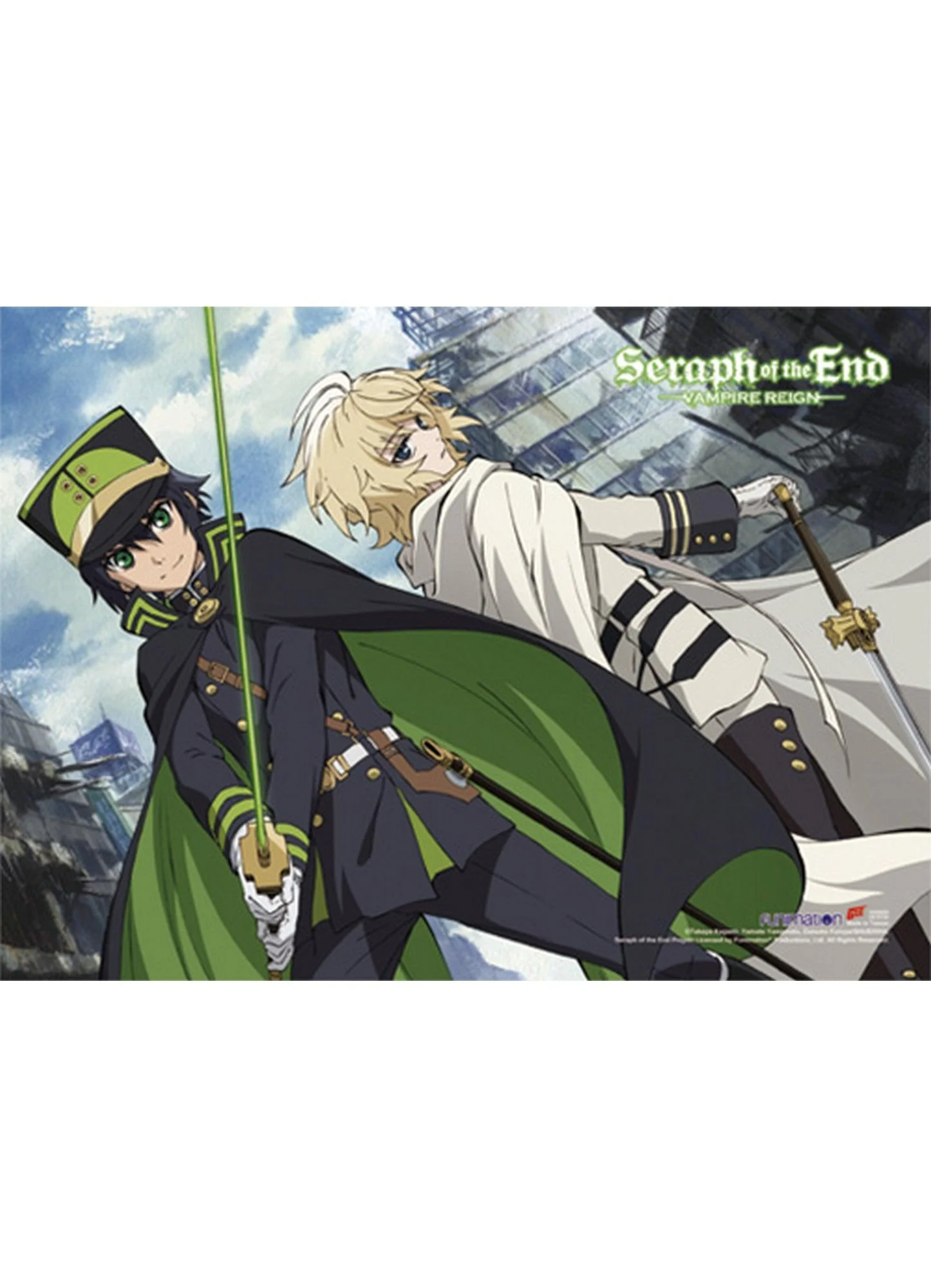 Seraph Of The End - Group 2 Wall Scroll