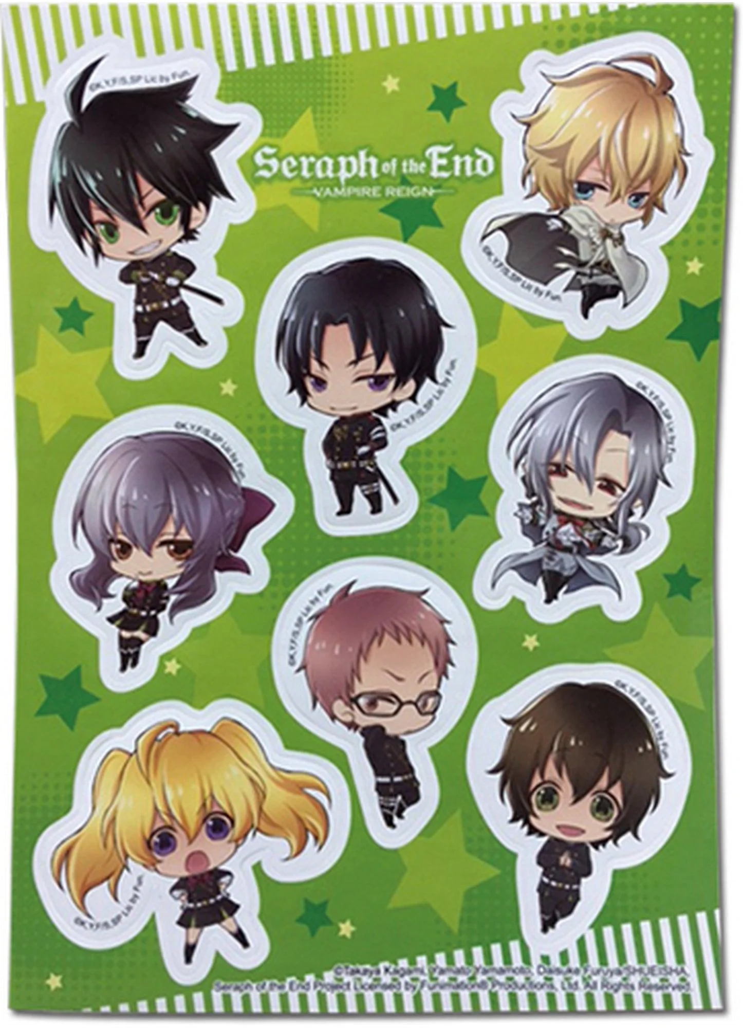 Seraph Of The End - SD Group Sticker Set 5'X7'