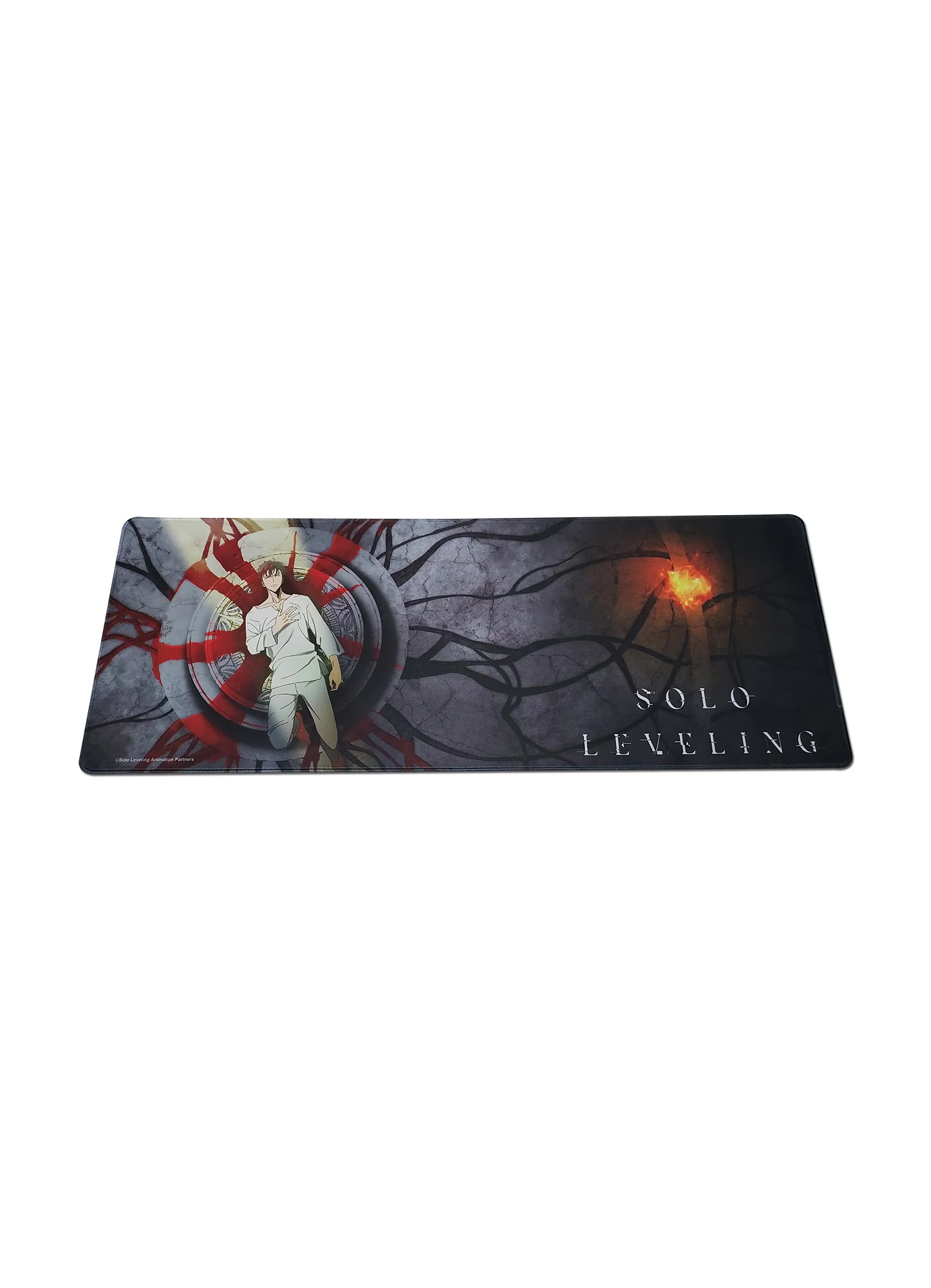 Solo Leveling - Sung Jinwoo Double Dungeon Reawakening Mouse Pad Desk Mat 12"H x 32"W