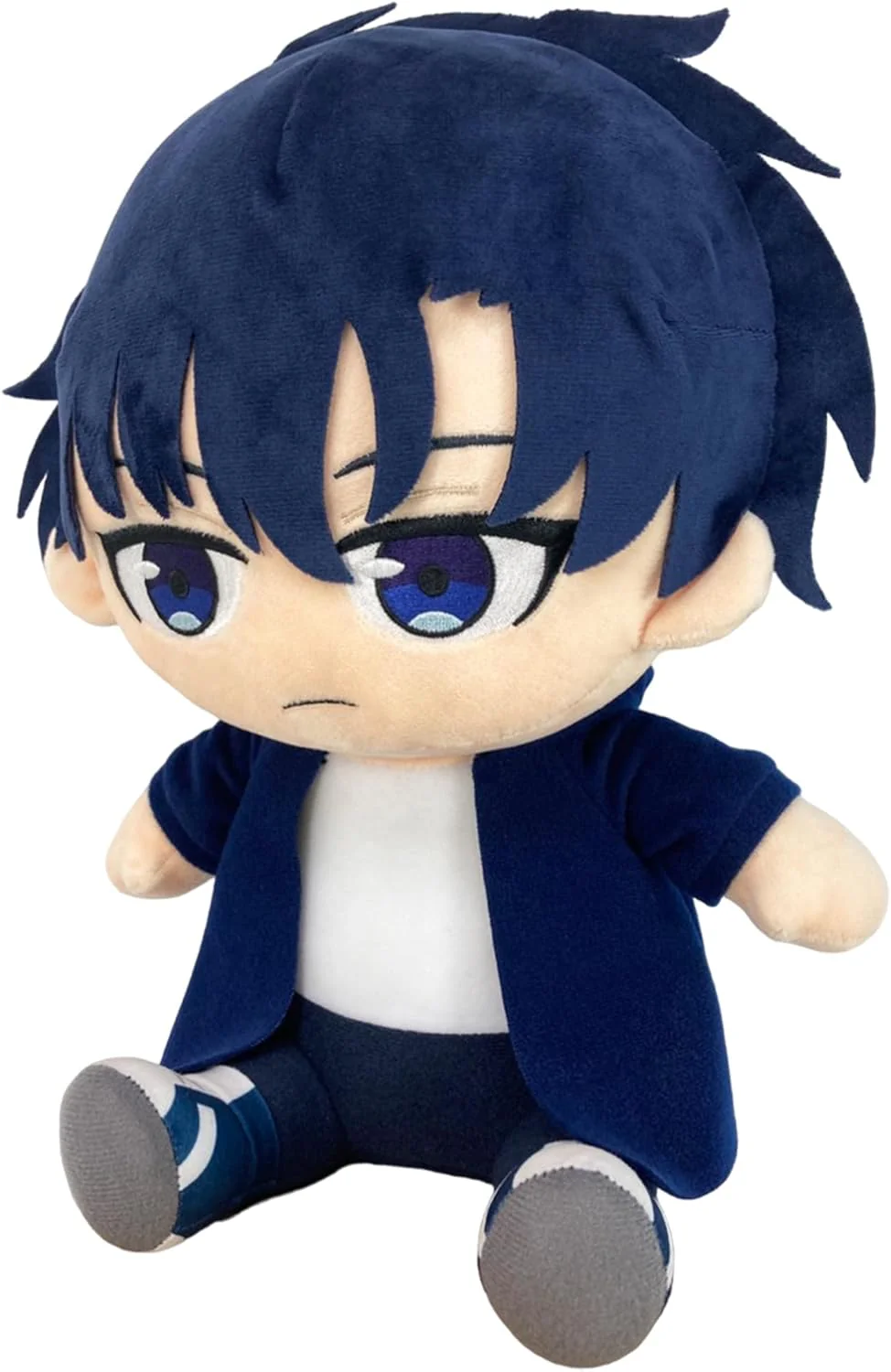 Solo Leveling - Sung Jinwoo (Shadow Monarch) Sitting Pose Plush 12" H - Image 2
