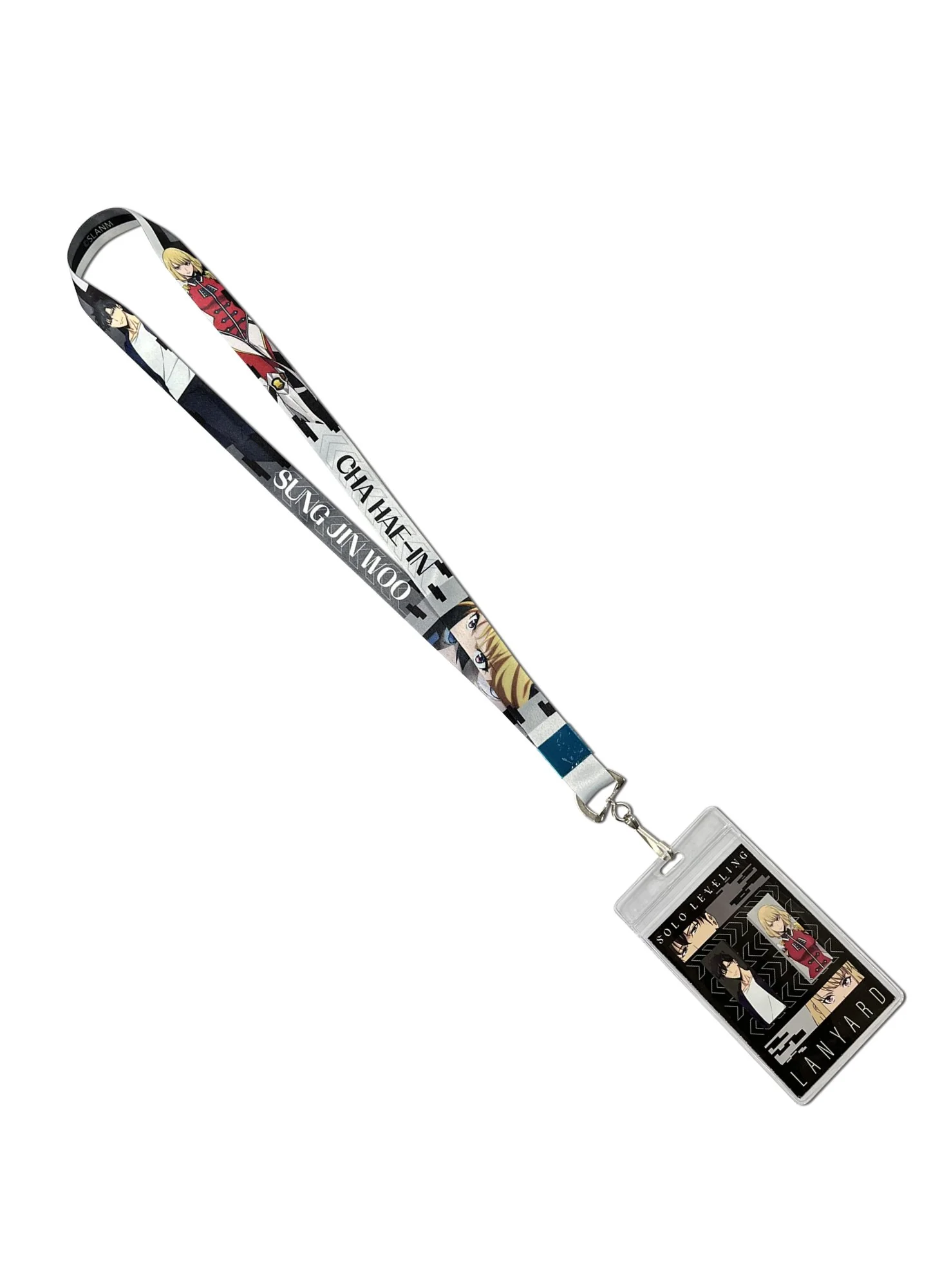 Solo Leveling - Sung Jinwoo & Cha Hae-In Eyes Lanyard w/ ID Badge Holder