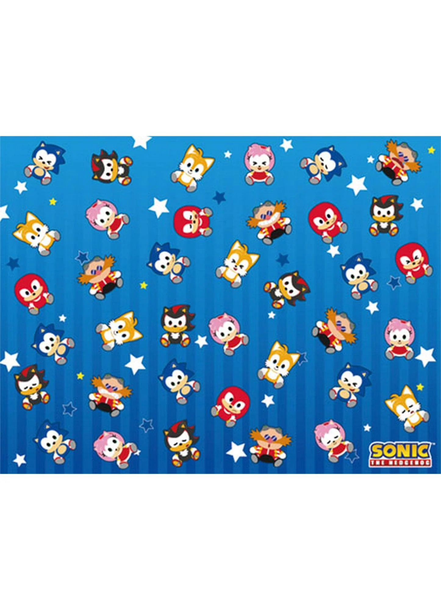 Sonic Hedgehog - SD Group Sublimation Throw Blanket
