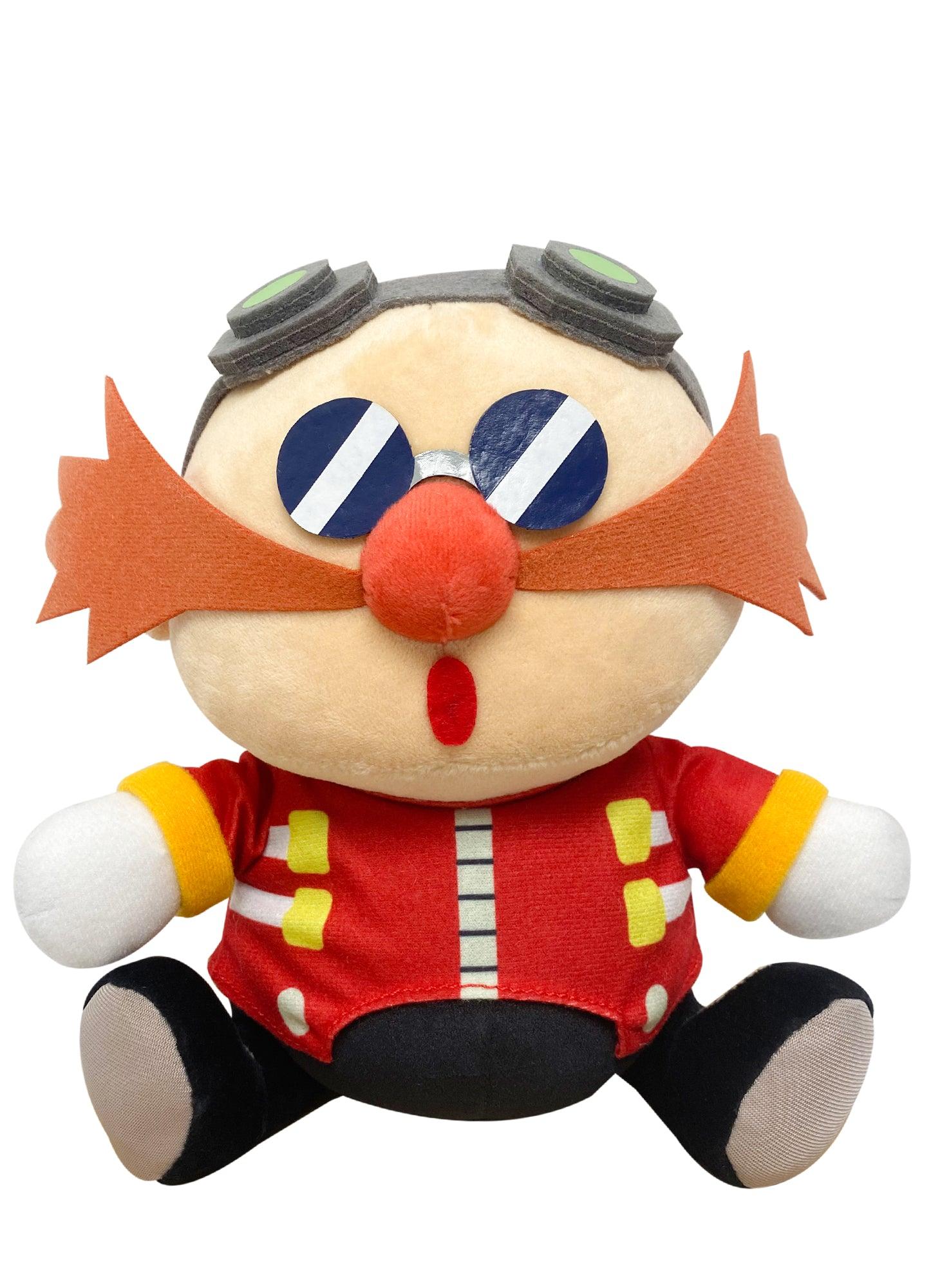 Sonic The Hedgehog - Dr. Robotnik "Eggman" Surprised Sitting Plush 7"H