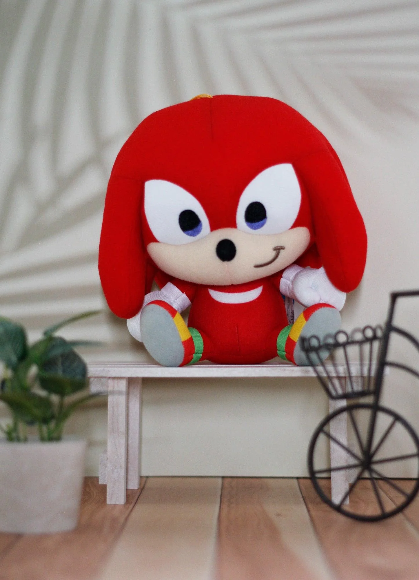 Sonic The Hedgehog - SD Knuckles The Echidna Sitting Plush 7"H - Image 3